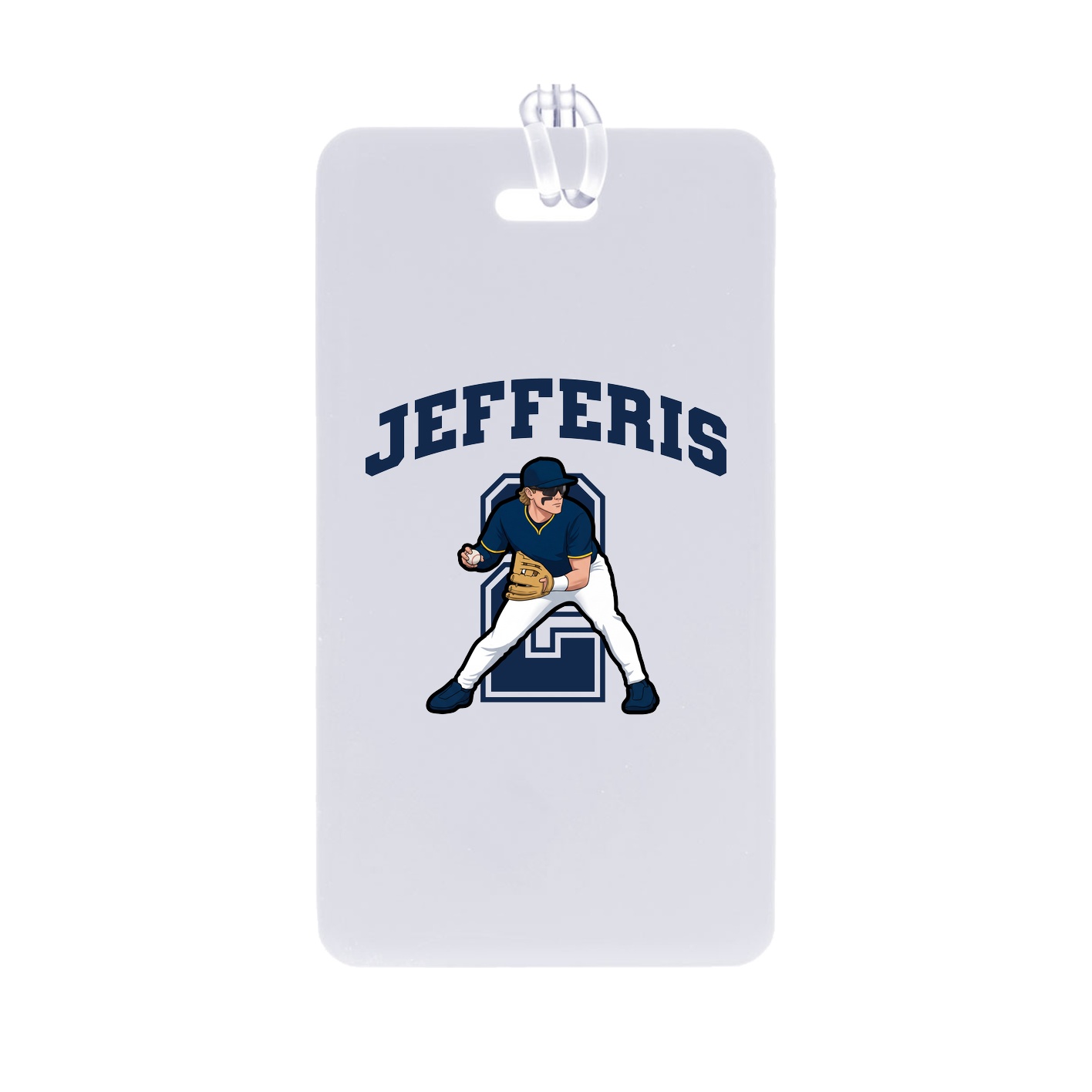 Bag Tag — Number in Classic