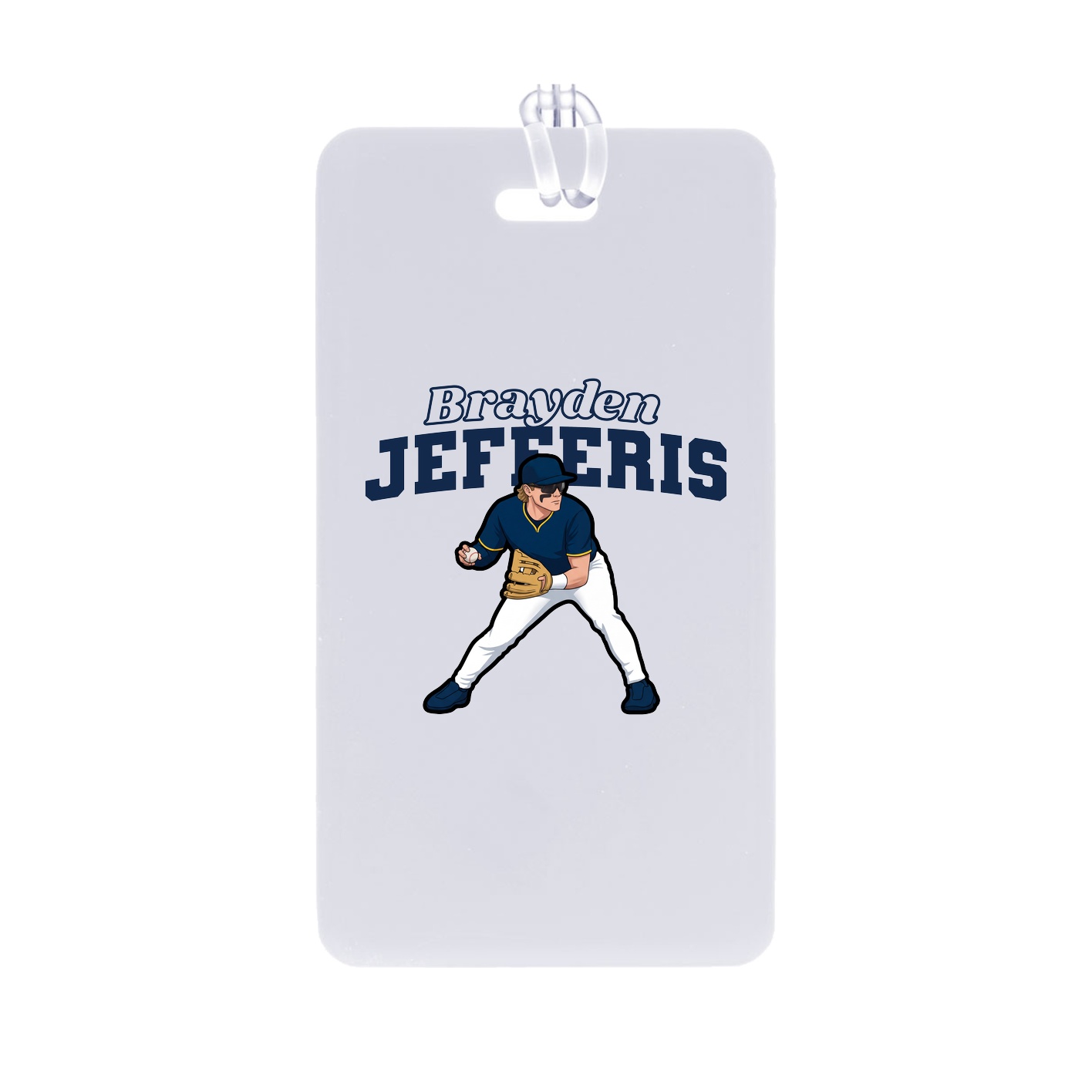 Bag Tag — Name Arch in Classic