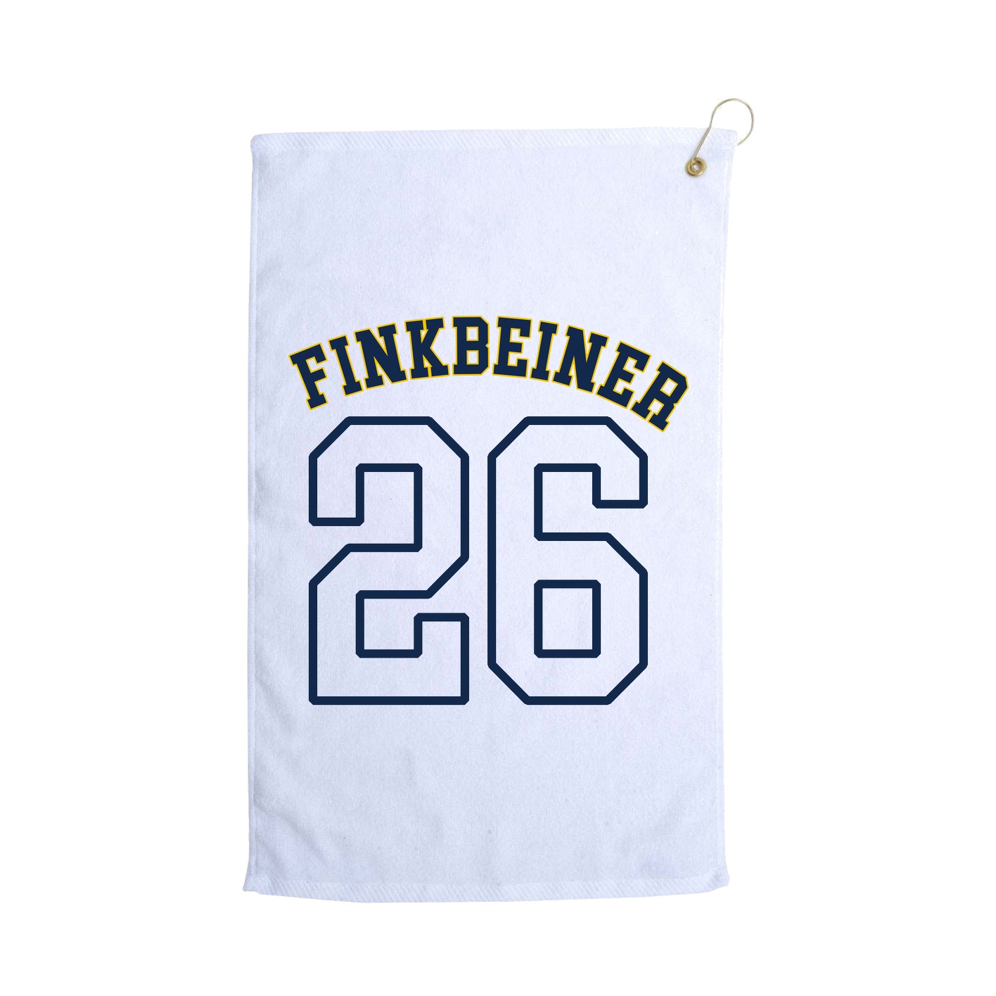 Golf Towel — Shirsey Arch in White