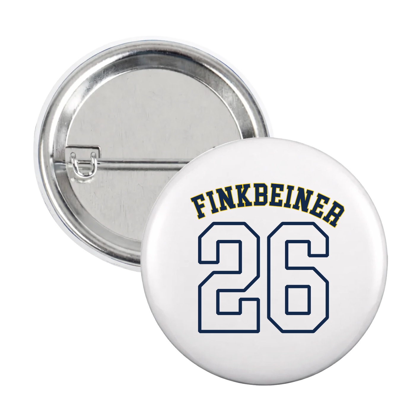 Game Day Button — Shirsey Arch in White