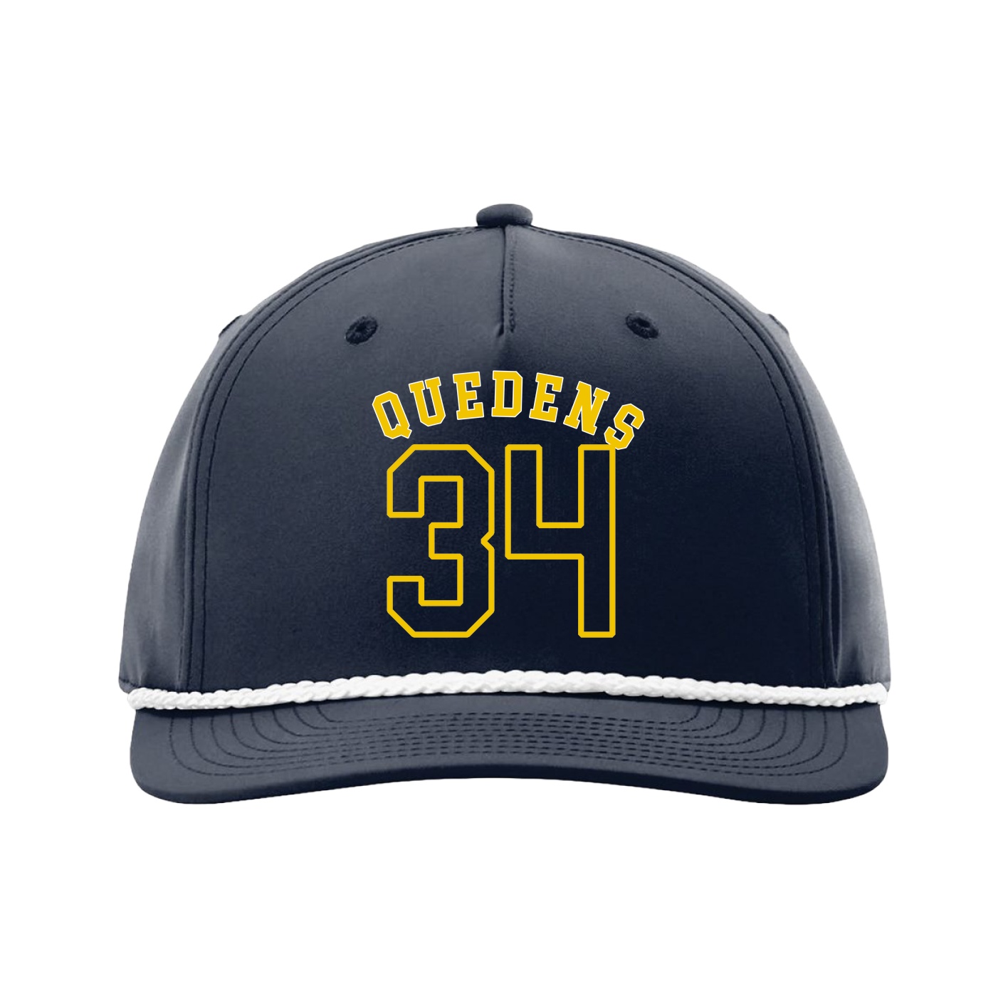Five-Panel Classic Rope Cap — Shirsey Arch in Navy