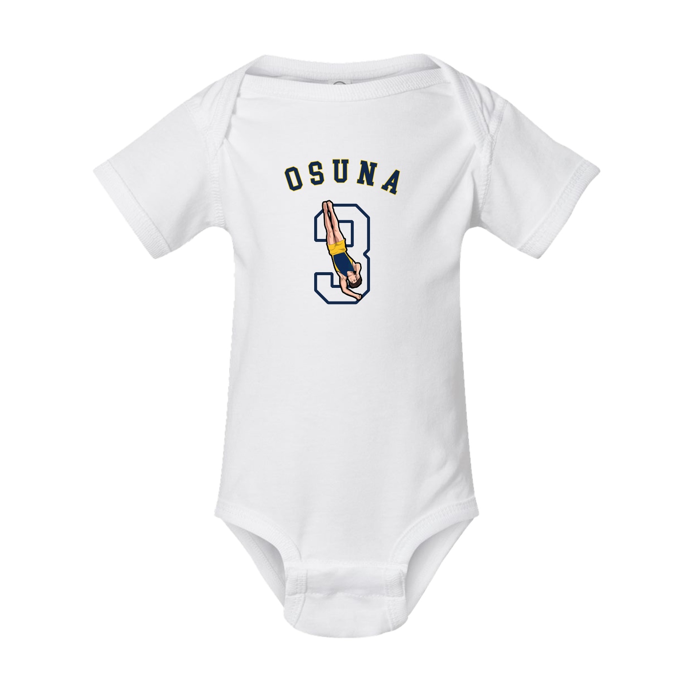 Baby Onesie — Shirsey Arch in White