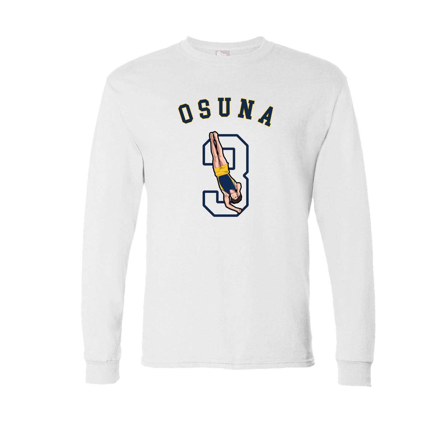 Long Sleeve Tee — Shirsey Arch in White