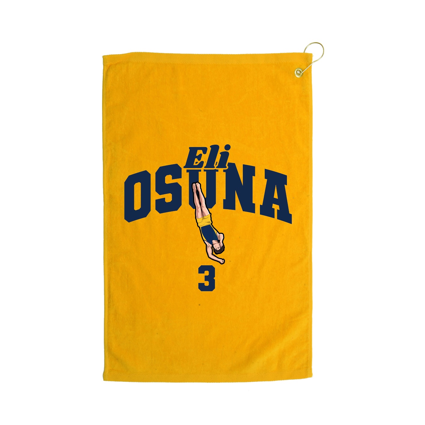 Golf Towel — Signature Arch in Gold