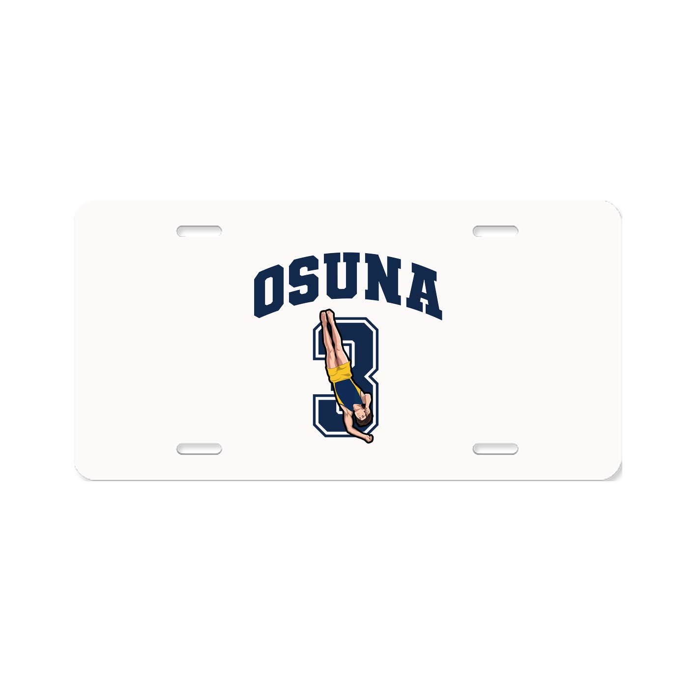 License Plate — Number in Classic