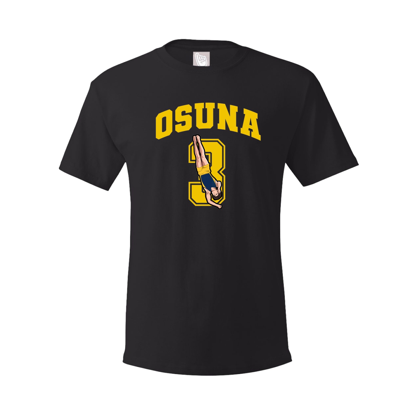 Youth Tee — Number in Black