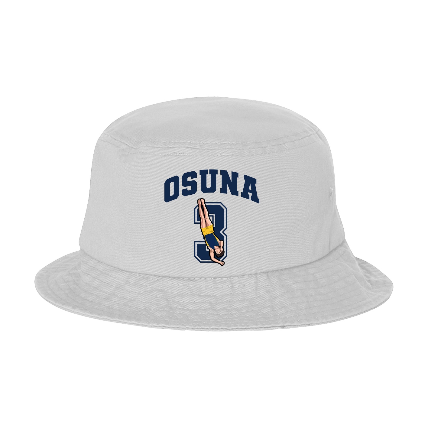 Bucket Cap — Number in White