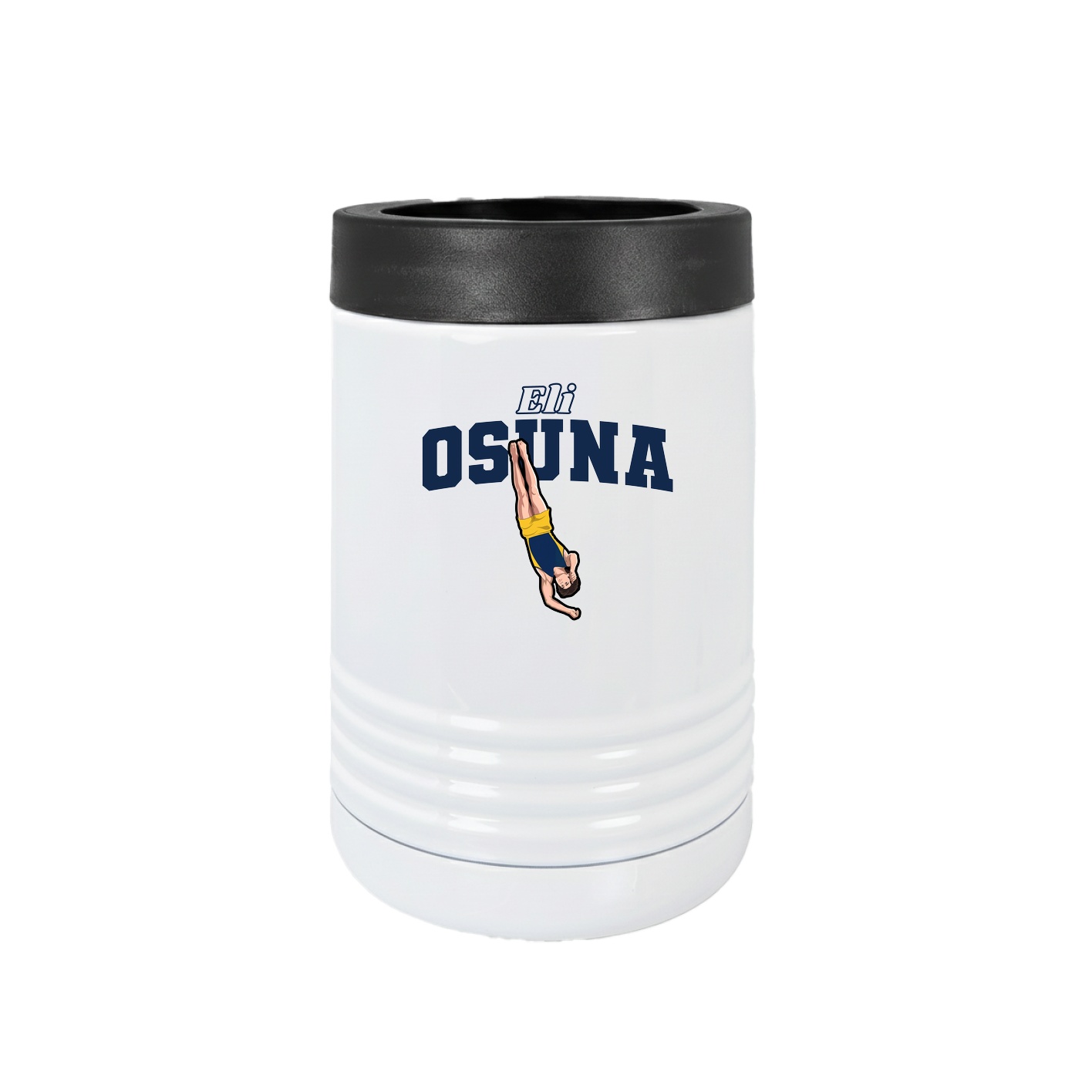 Beverage Holder — Name Arch in White