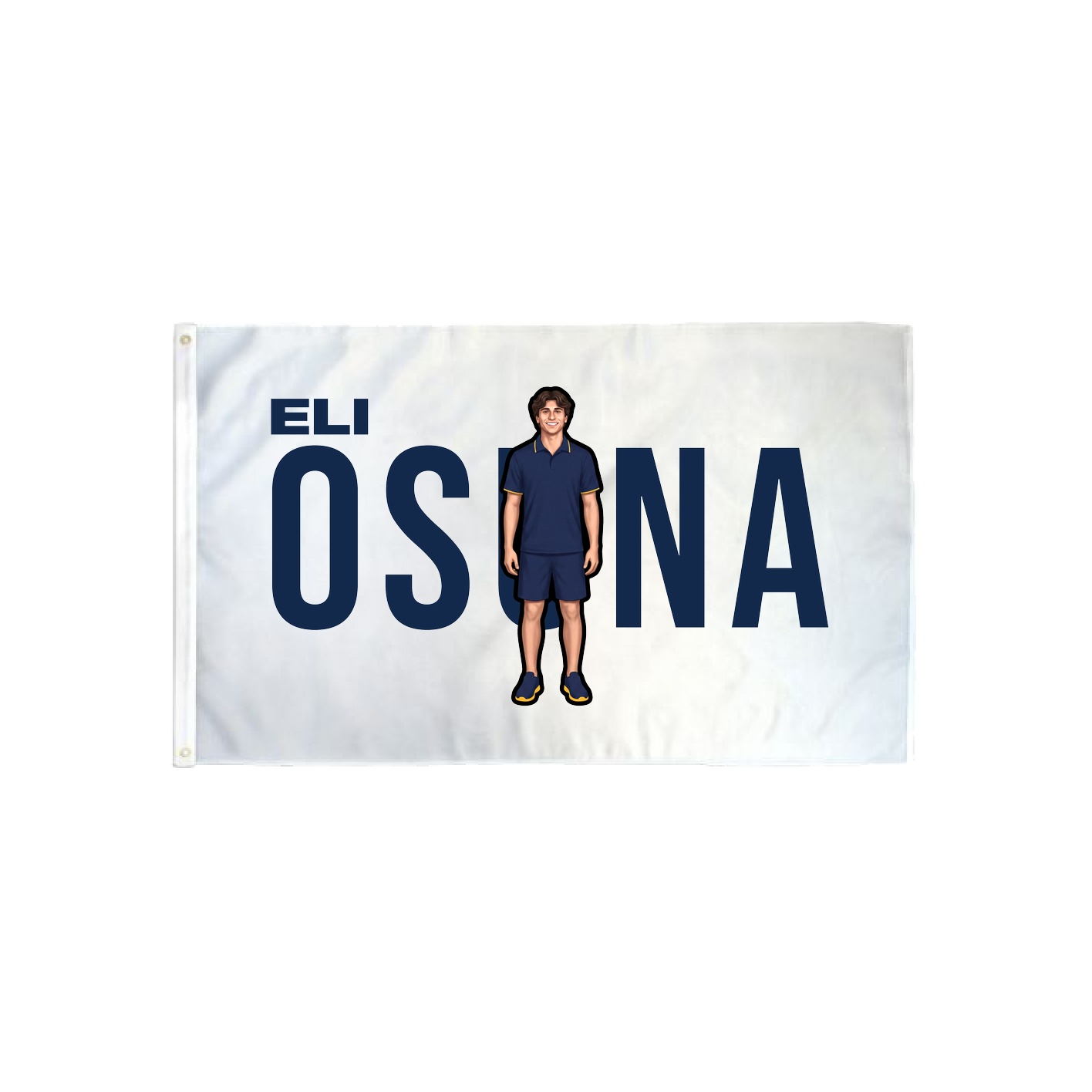 3x5 Flag — Player Name in Classic