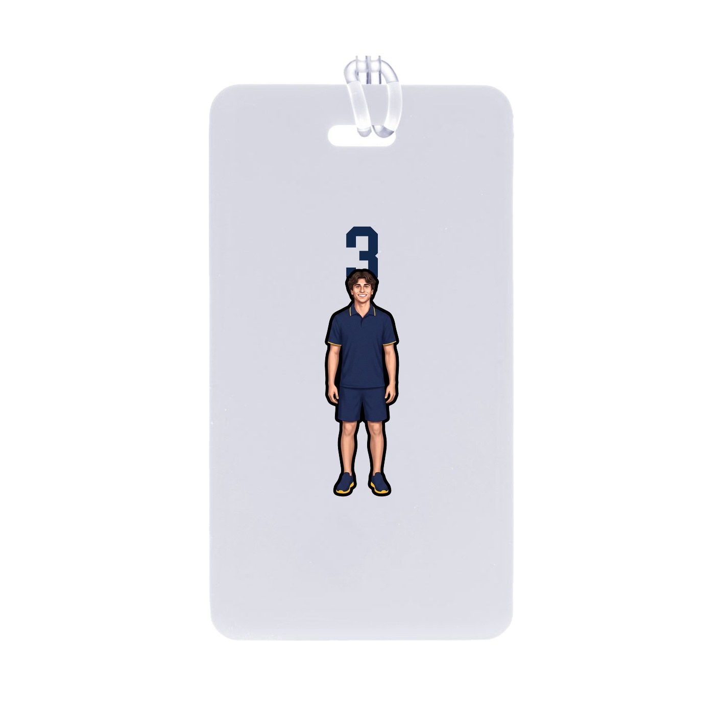 Bag Tag — Number Top in Classic