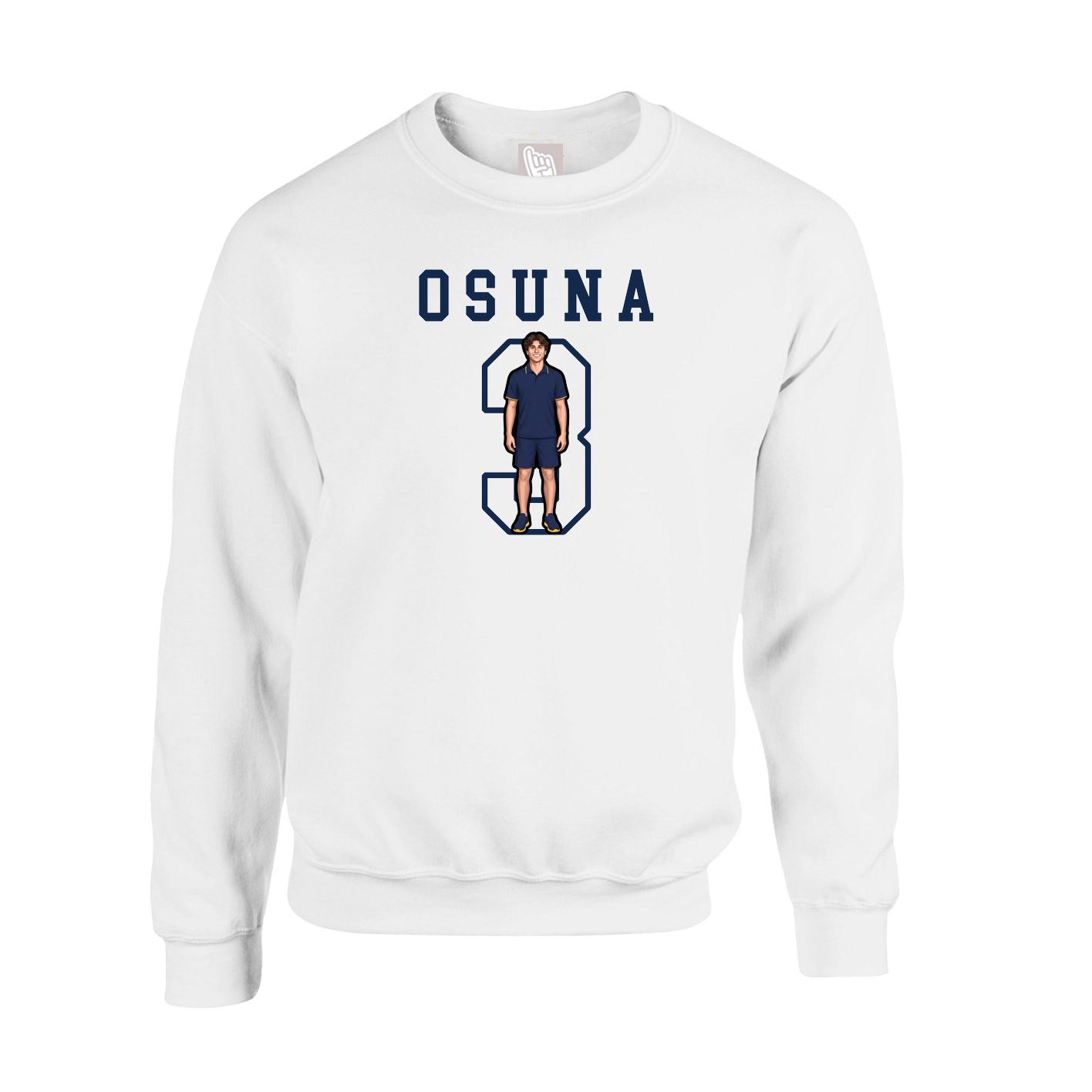 Fleece Crew — Shirsey in White