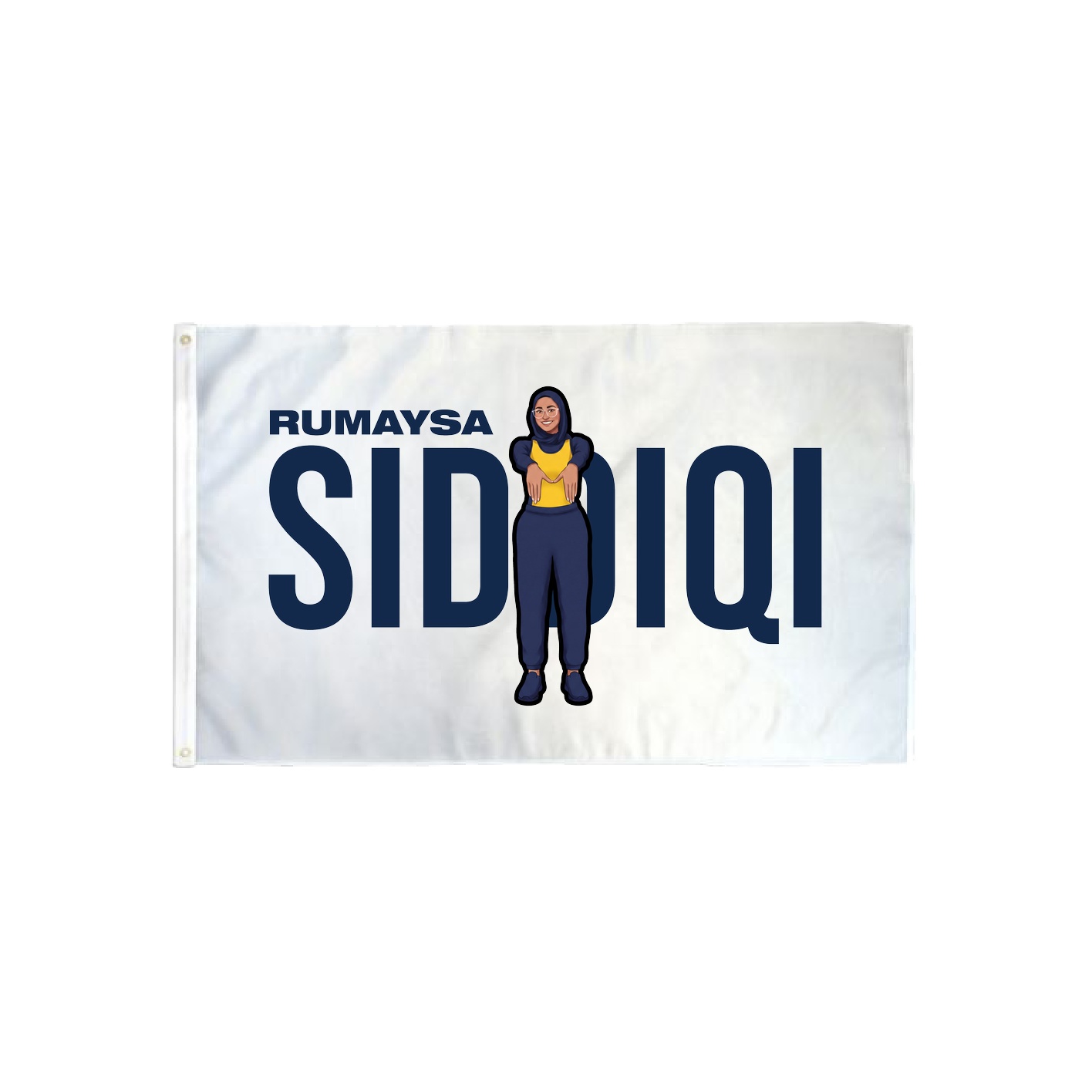 3x5 Flag — Player Name in Classic