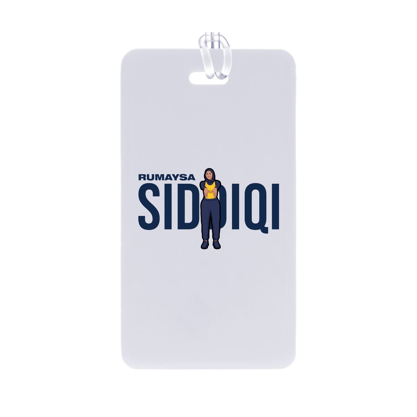 Bag Tag — Player Name in Classic