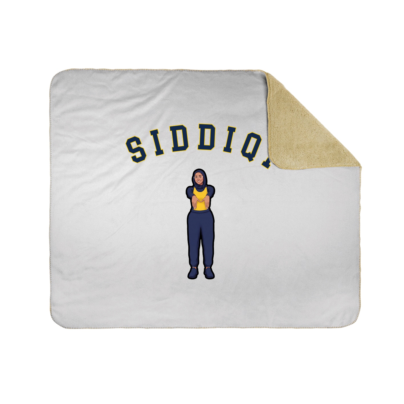 Throw Blanket — Shirsey Arch in White