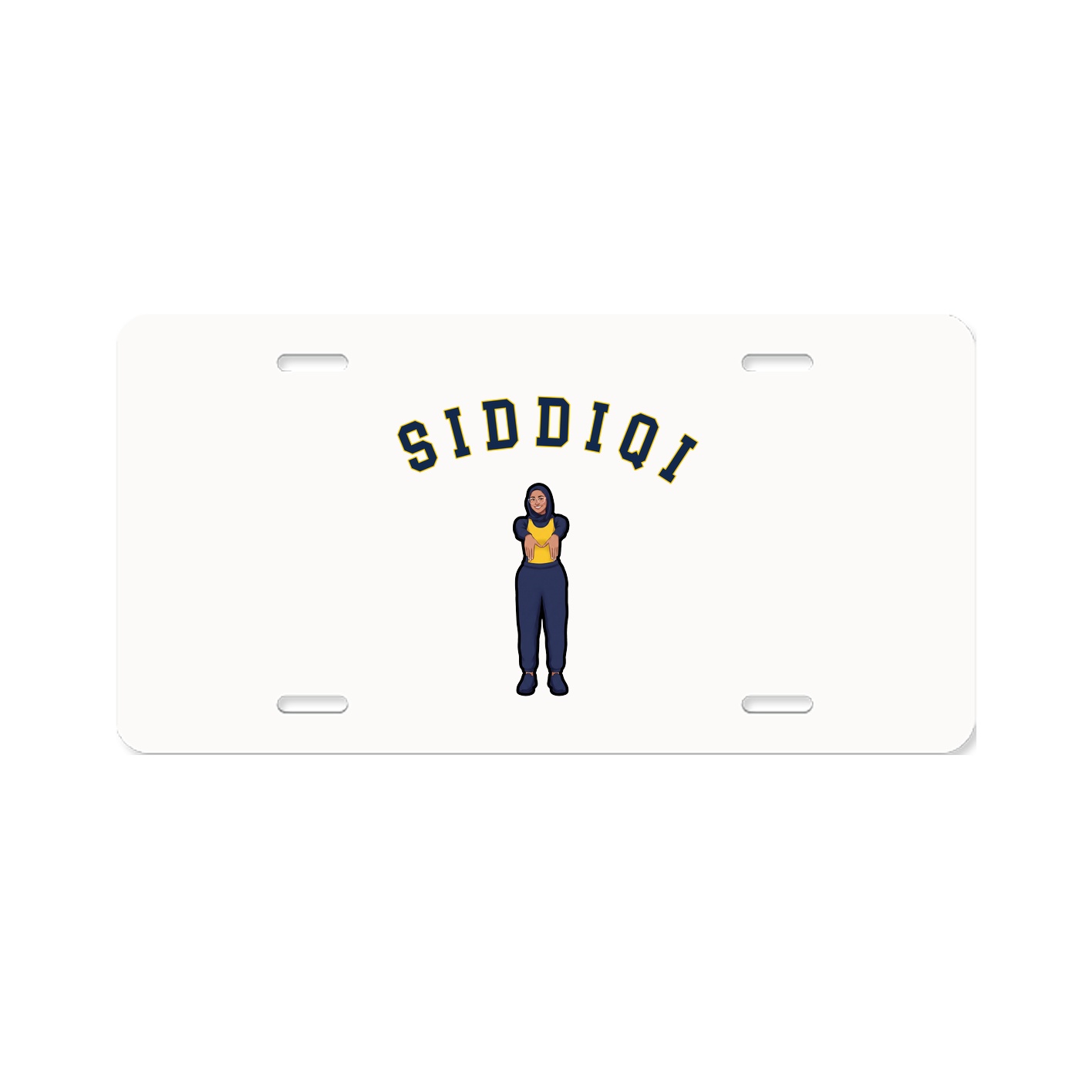 License Plate — Shirsey Arch in Classic