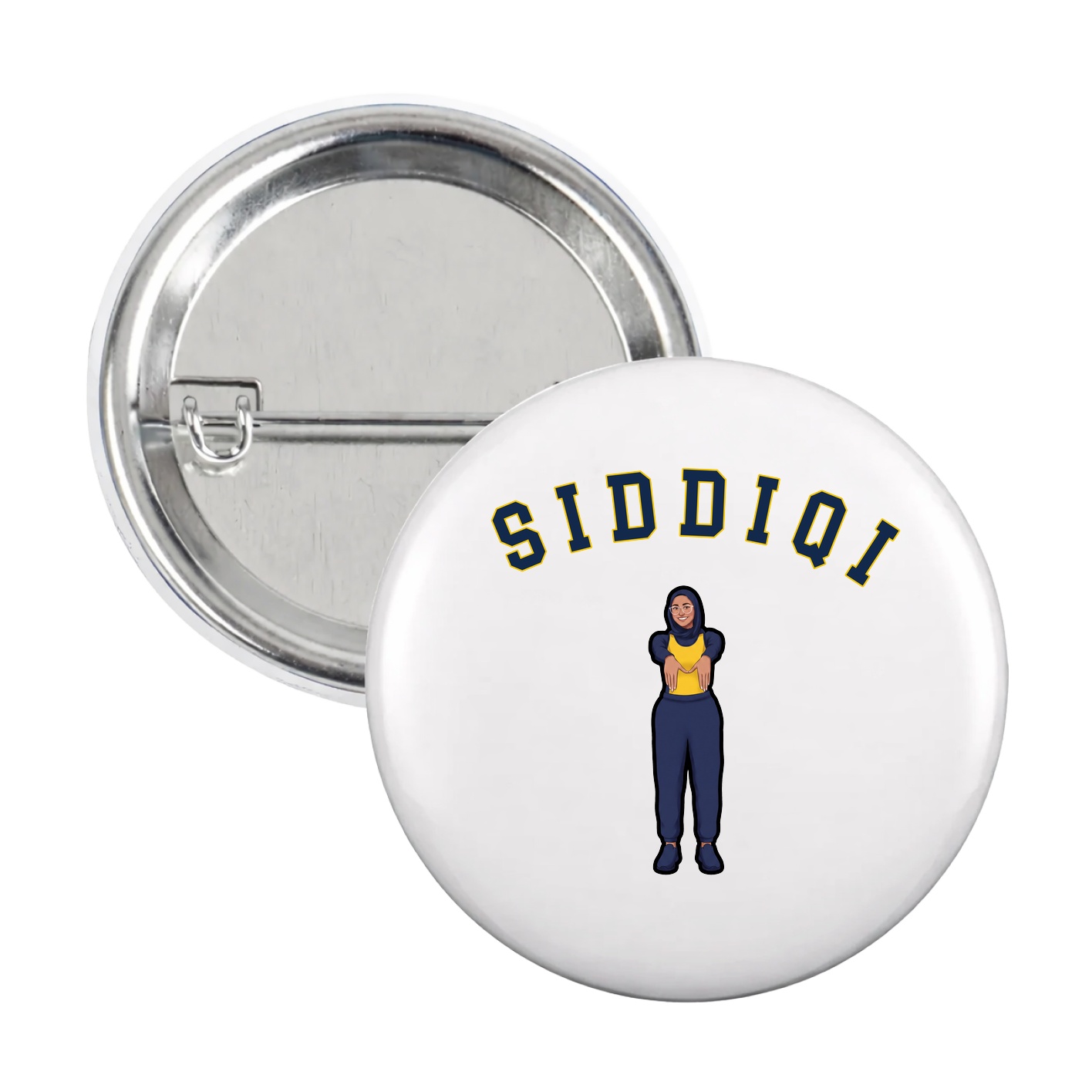 Game Day Button — Shirsey Arch in White