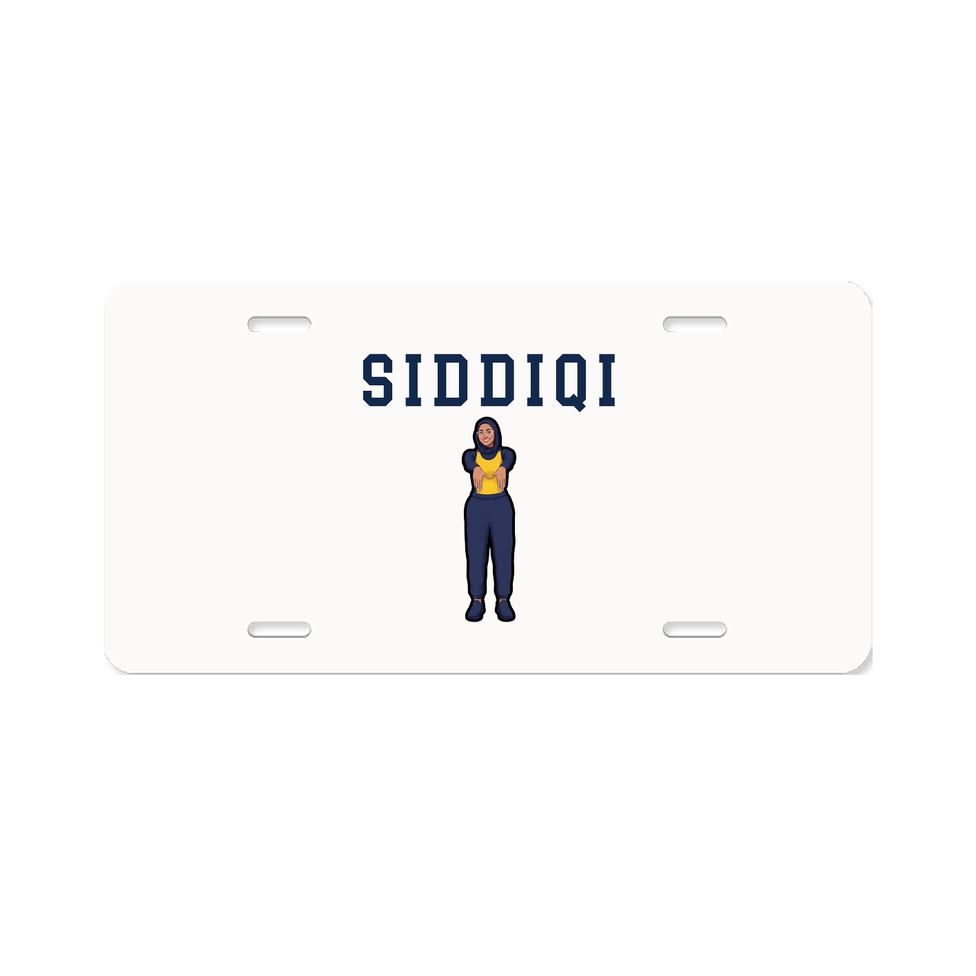 License Plate — Shirsey in Classic