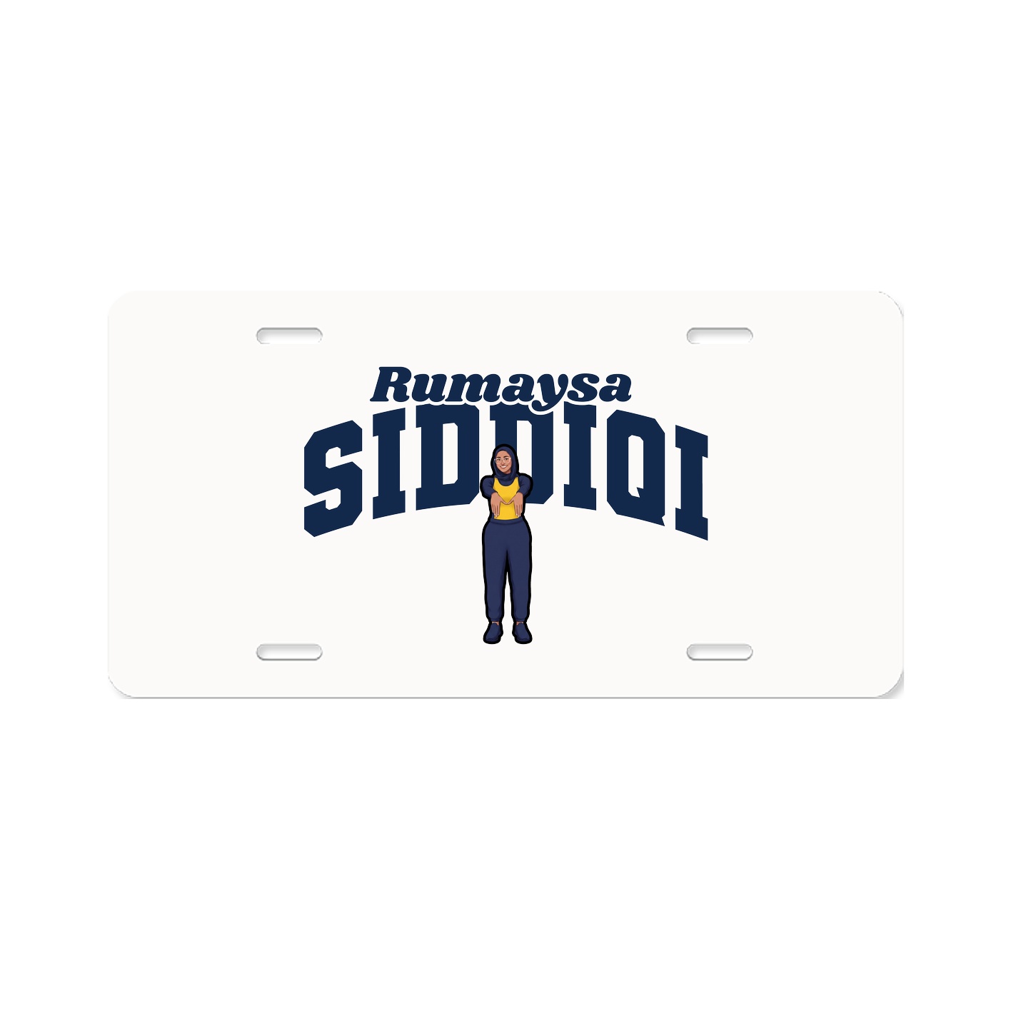 License Plate — Signature Arch in Classic