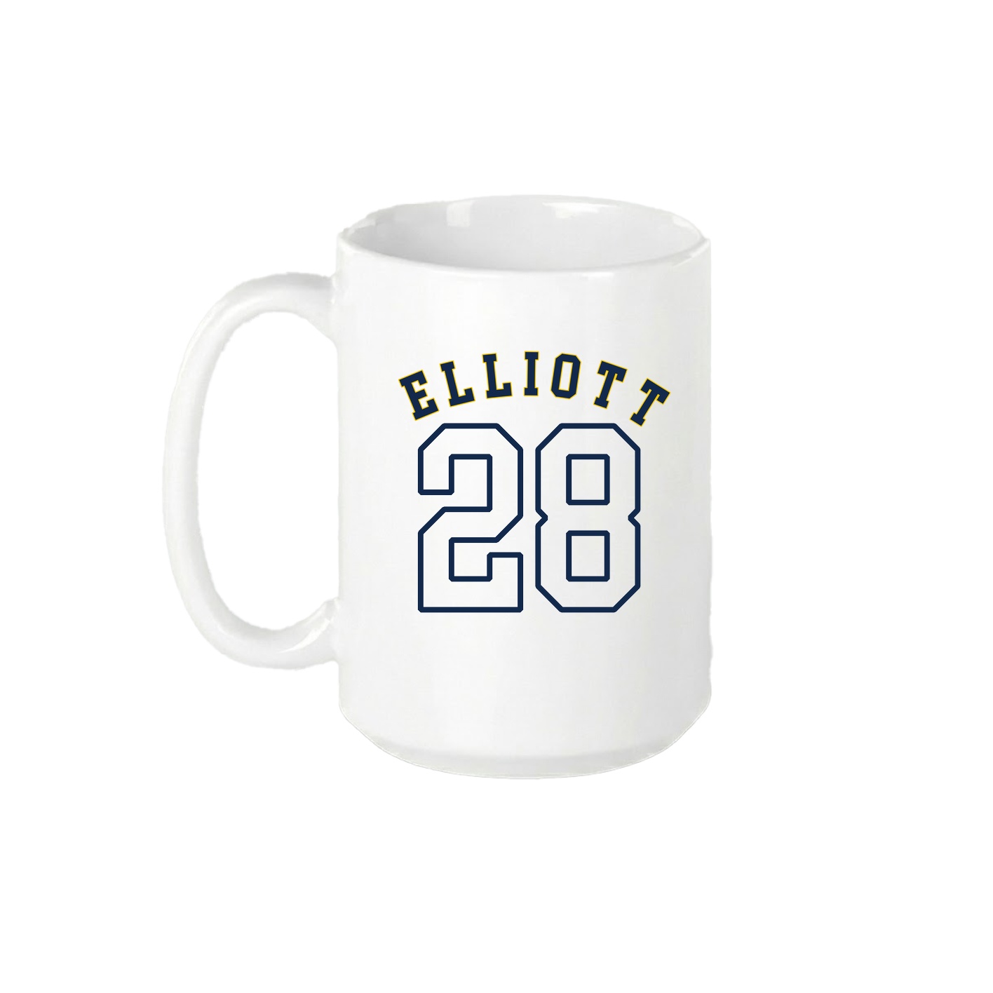 15oz Coffee Mug — Shirsey Arch in White