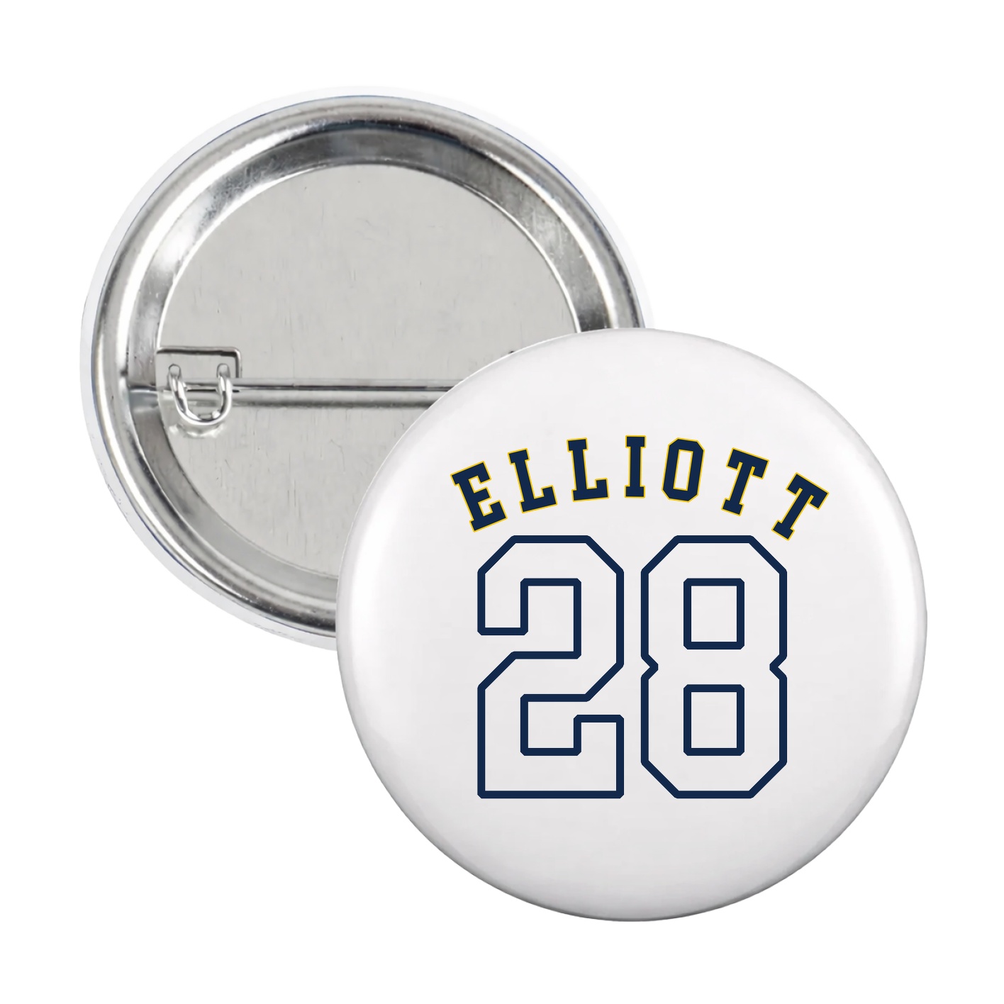 Game Day Button — Shirsey Arch in White