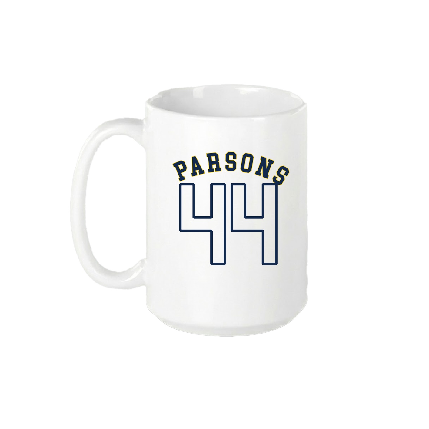 15oz Coffee Mug — Shirsey Arch in White