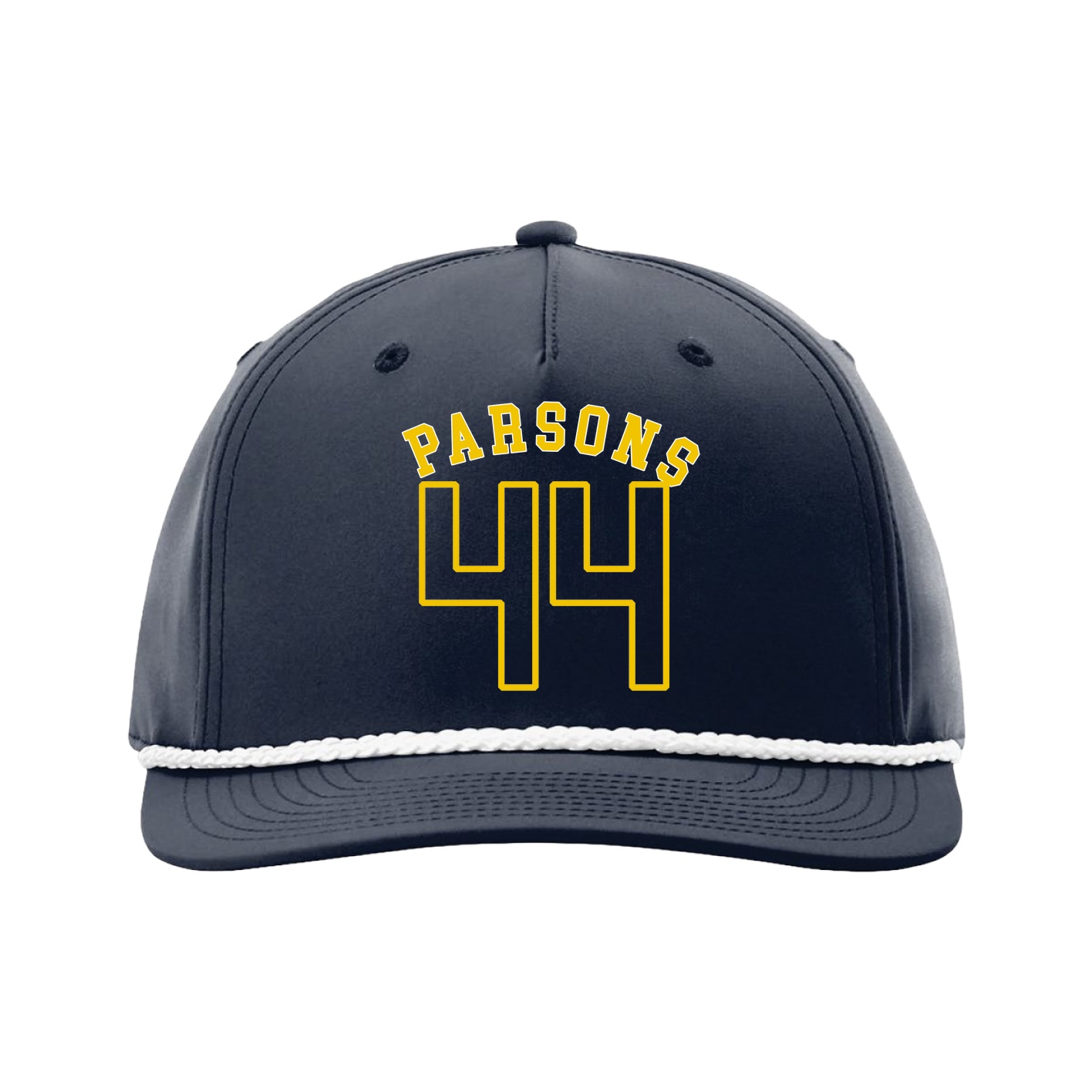 Five-Panel Classic Rope Cap — Shirsey Arch in Navy