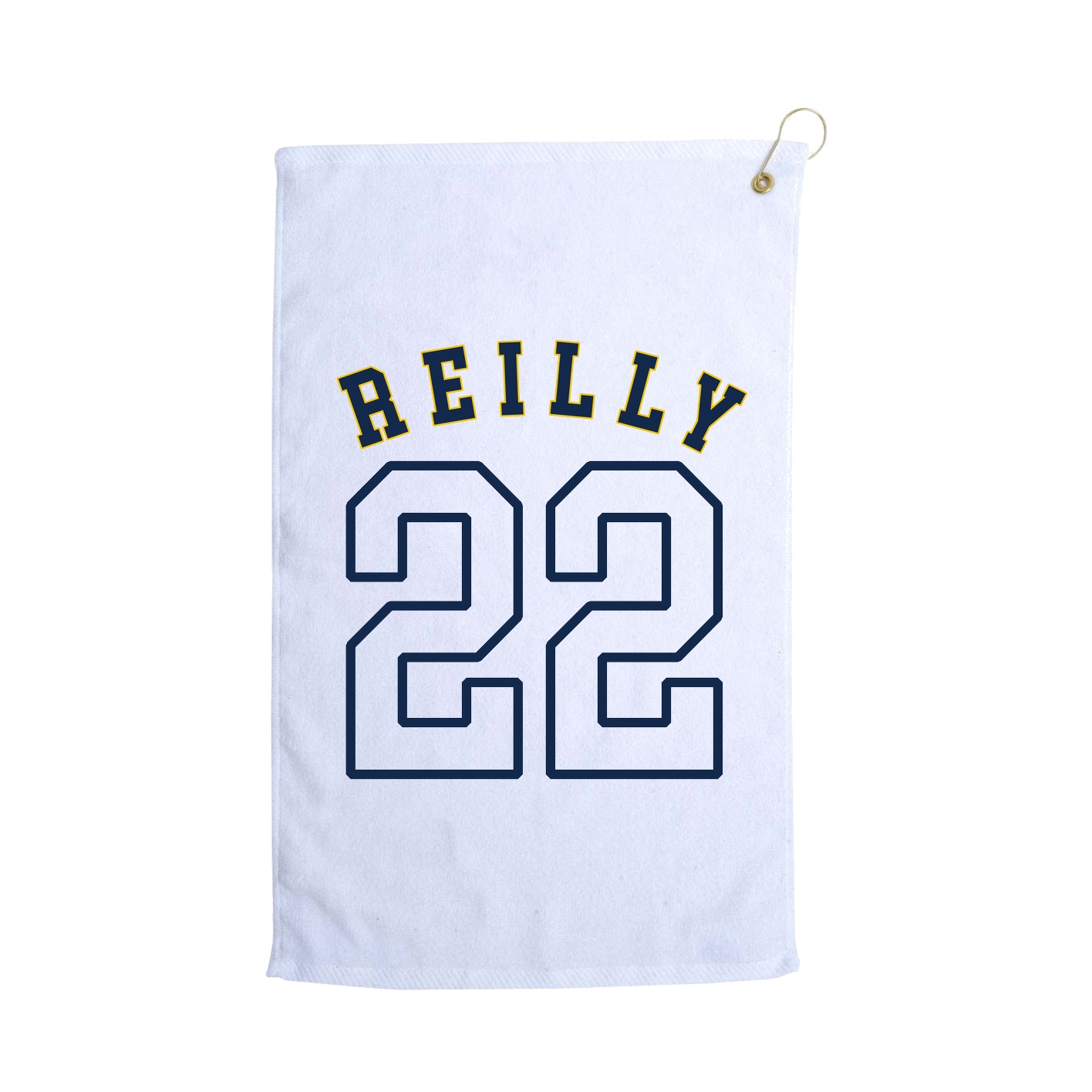 Golf Towel — Shirsey Arch in White