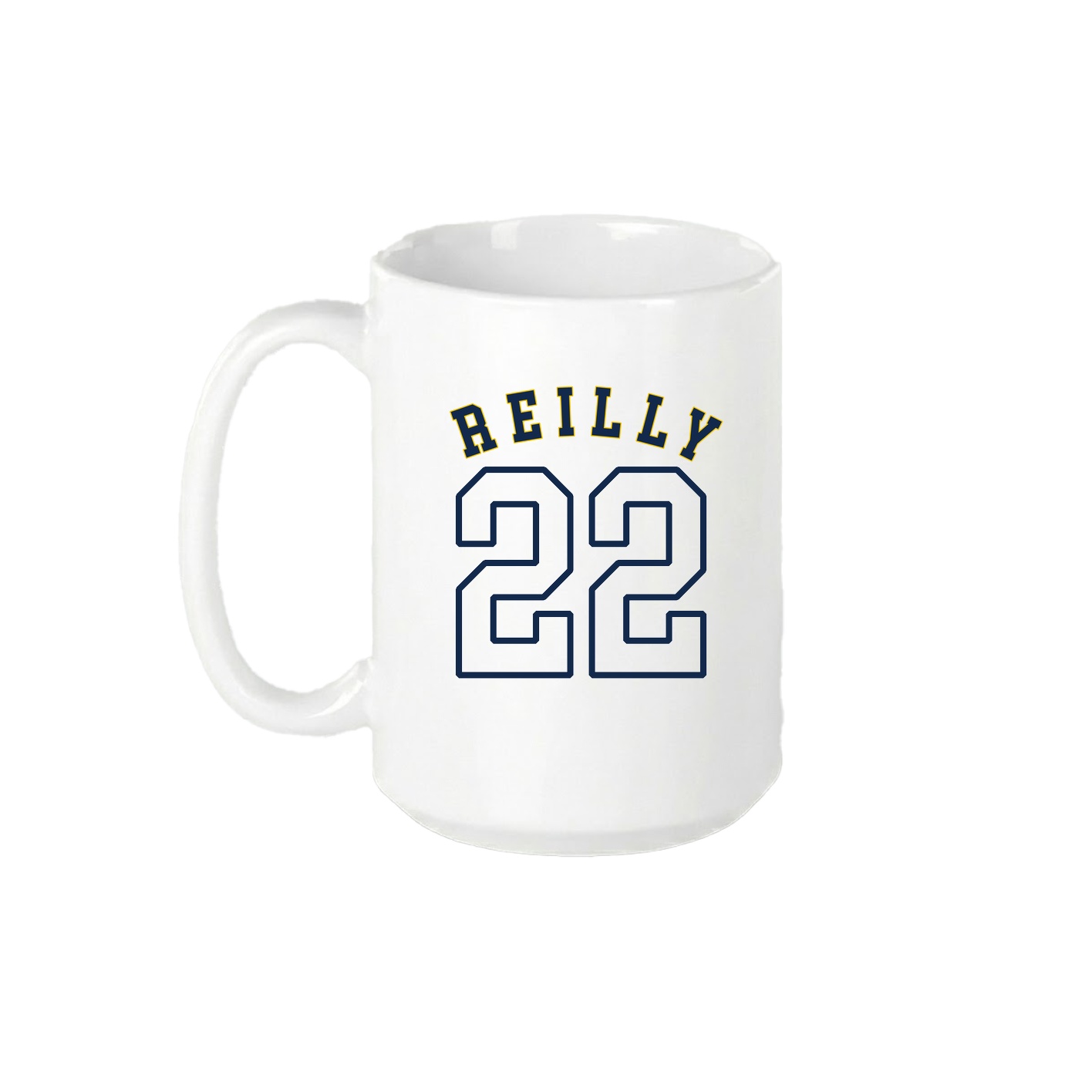 15oz Coffee Mug — Shirsey Arch in White