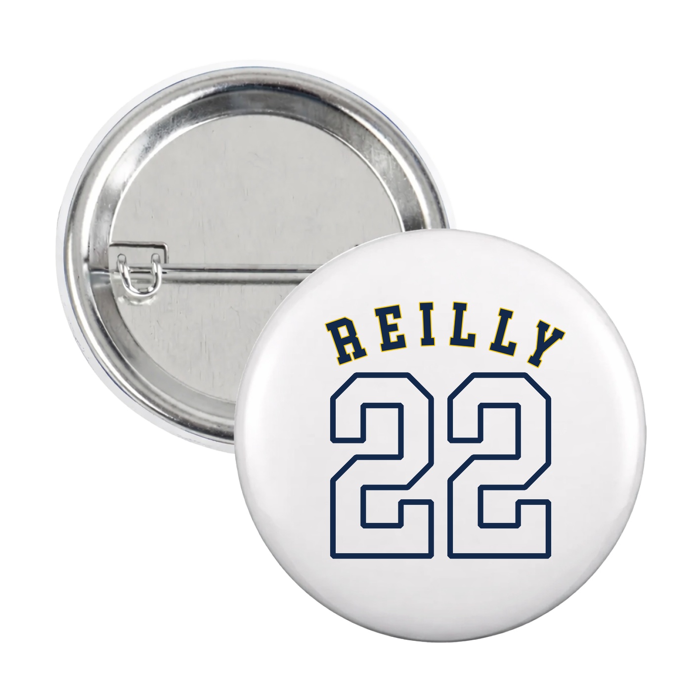 Game Day Button — Shirsey Arch in White