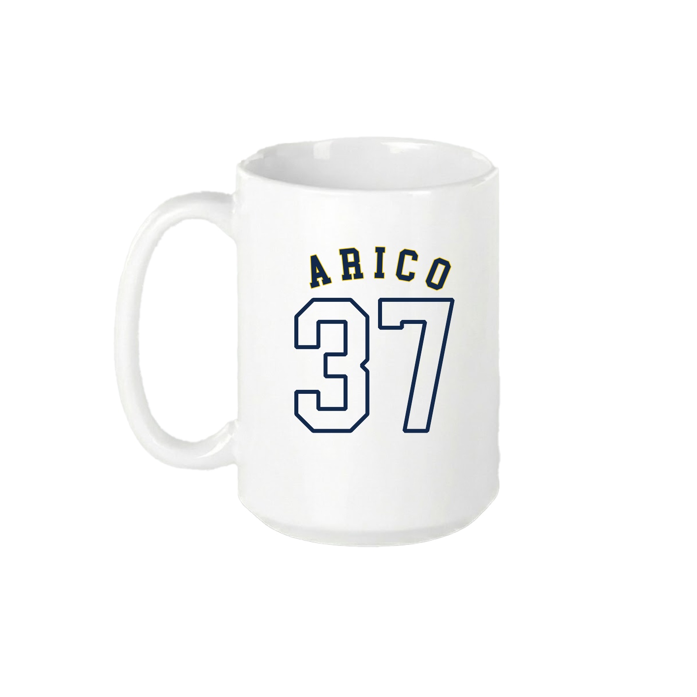 15oz Coffee Mug — Shirsey Arch in White
