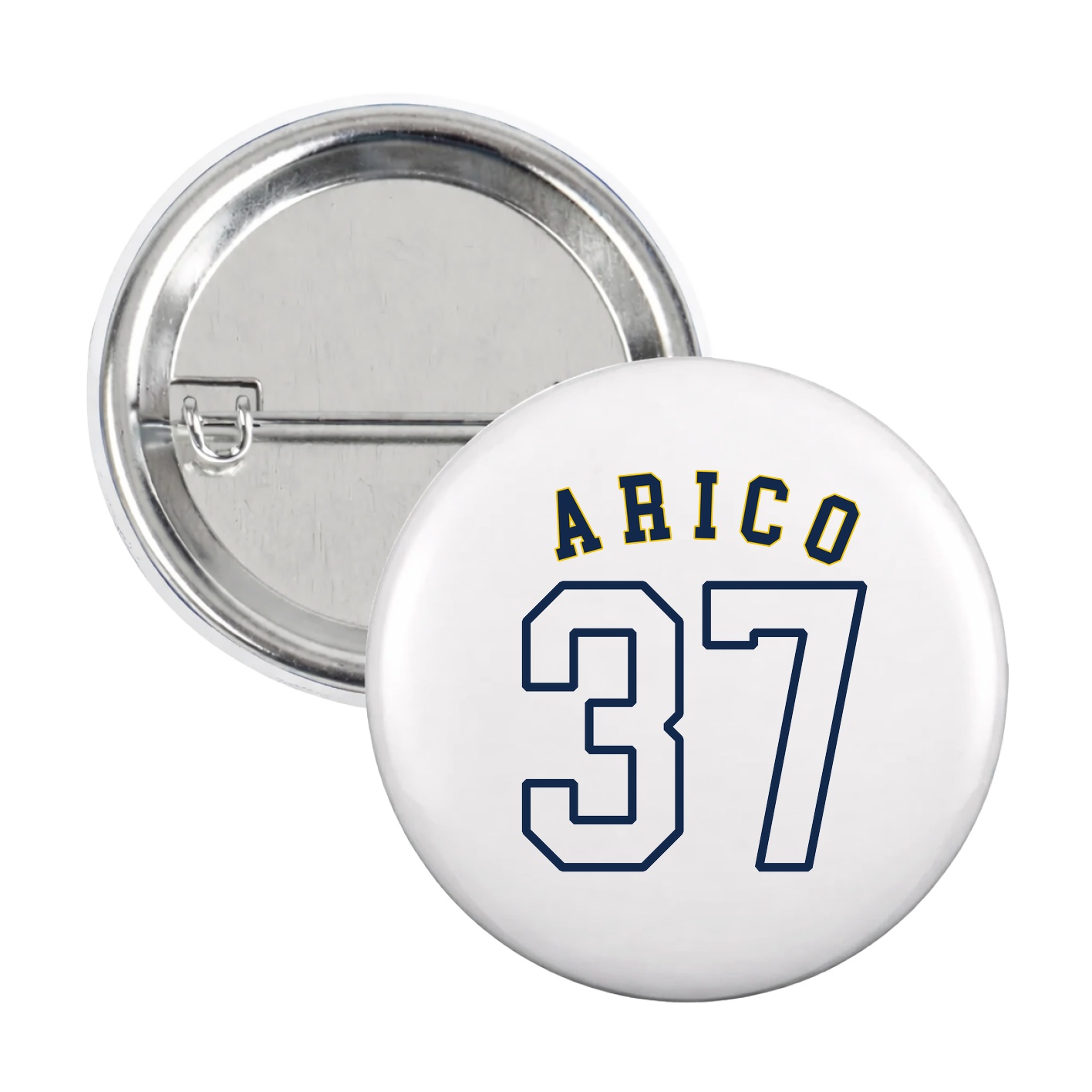 Game Day Button — Shirsey Arch in White