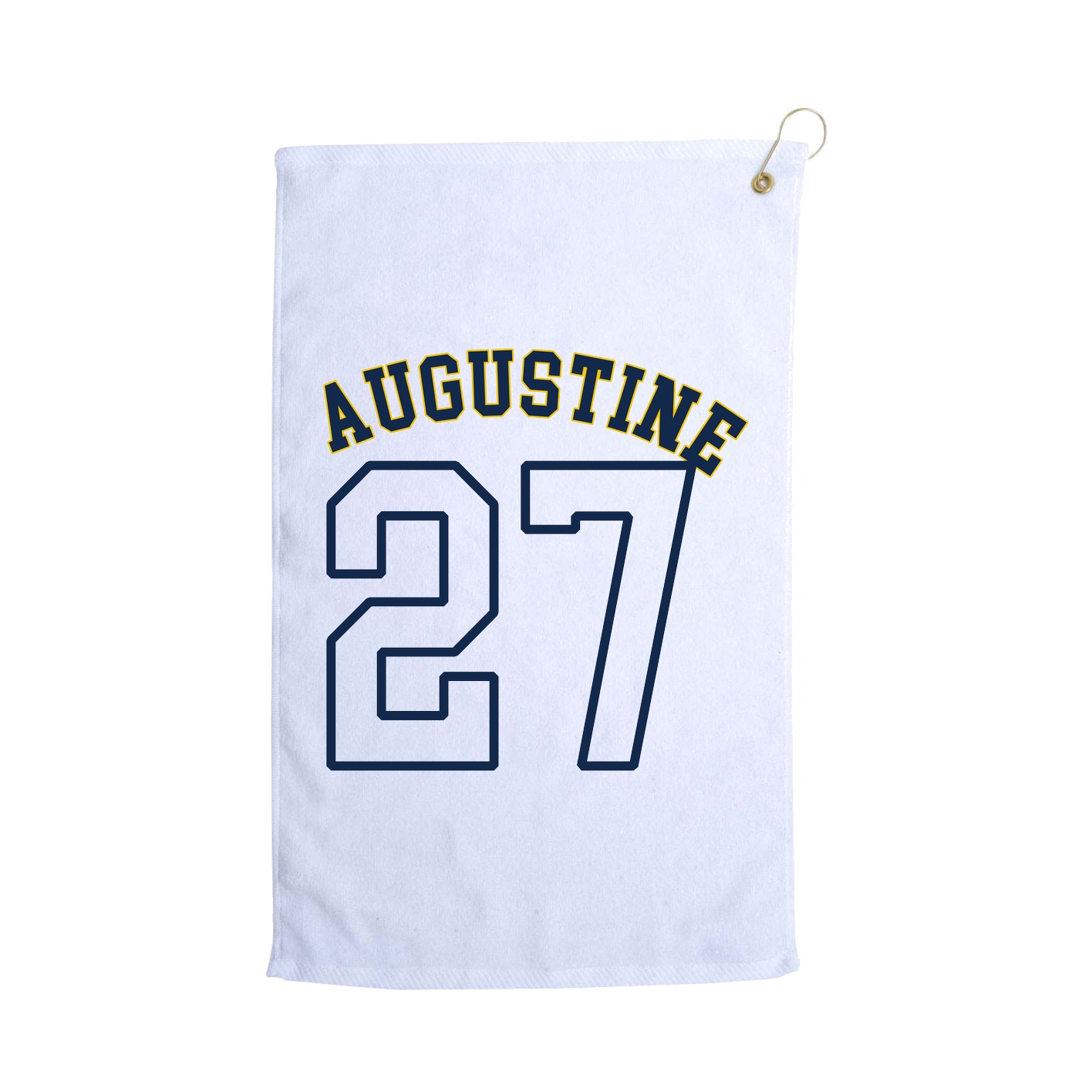 Golf Towel — Shirsey Arch in White