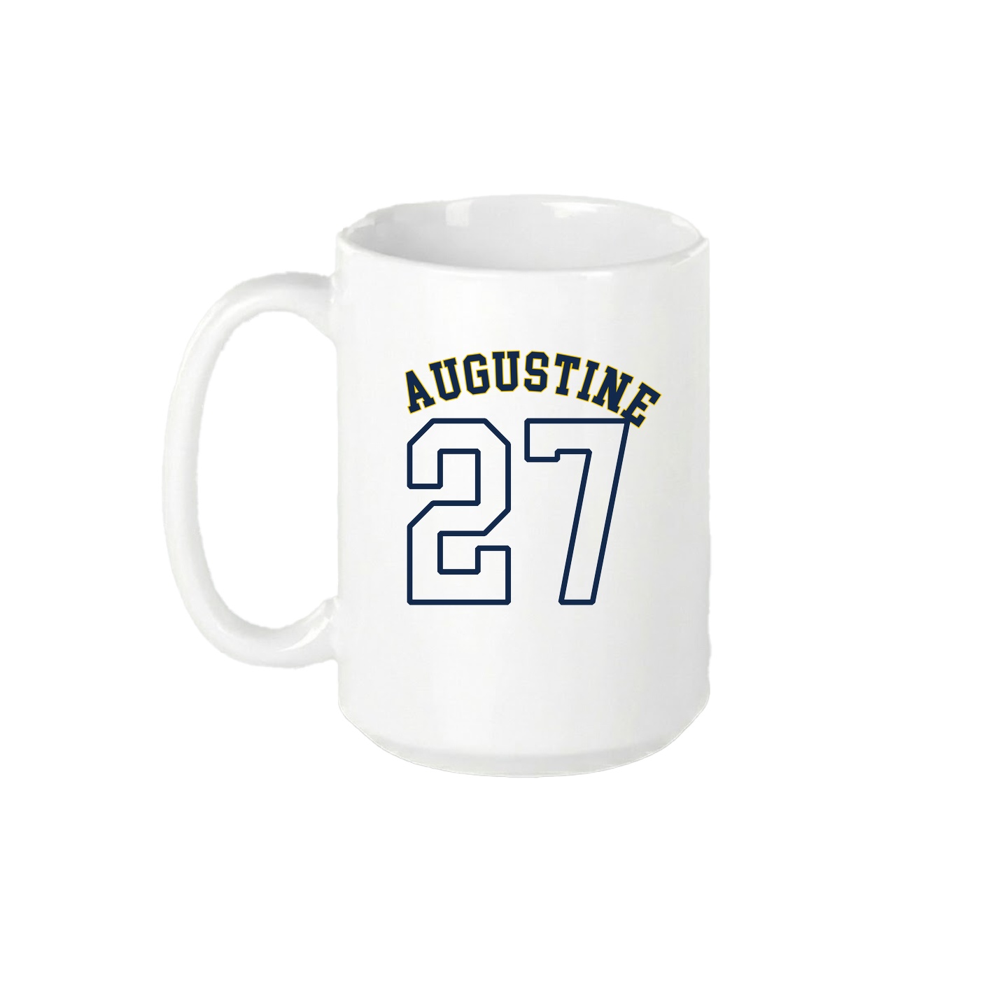 15oz Coffee Mug — Shirsey Arch in White