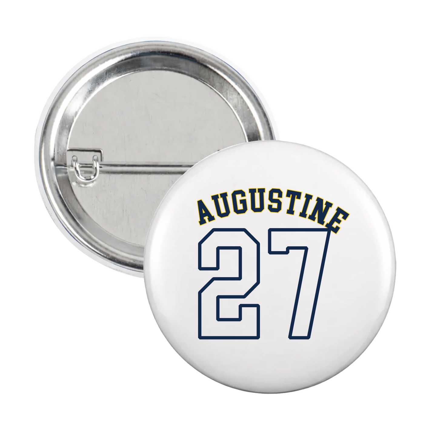 Game Day Button — Shirsey Arch in White