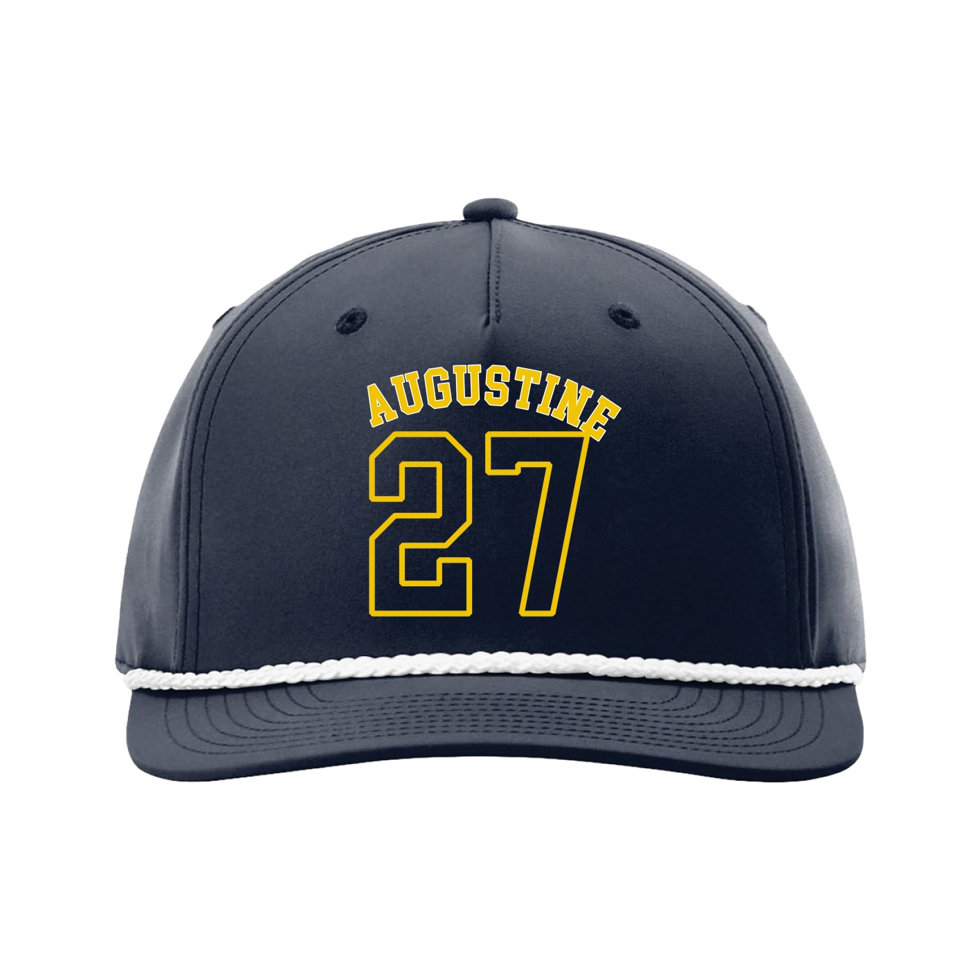 Five-Panel Classic Rope Cap — Shirsey Arch in Navy