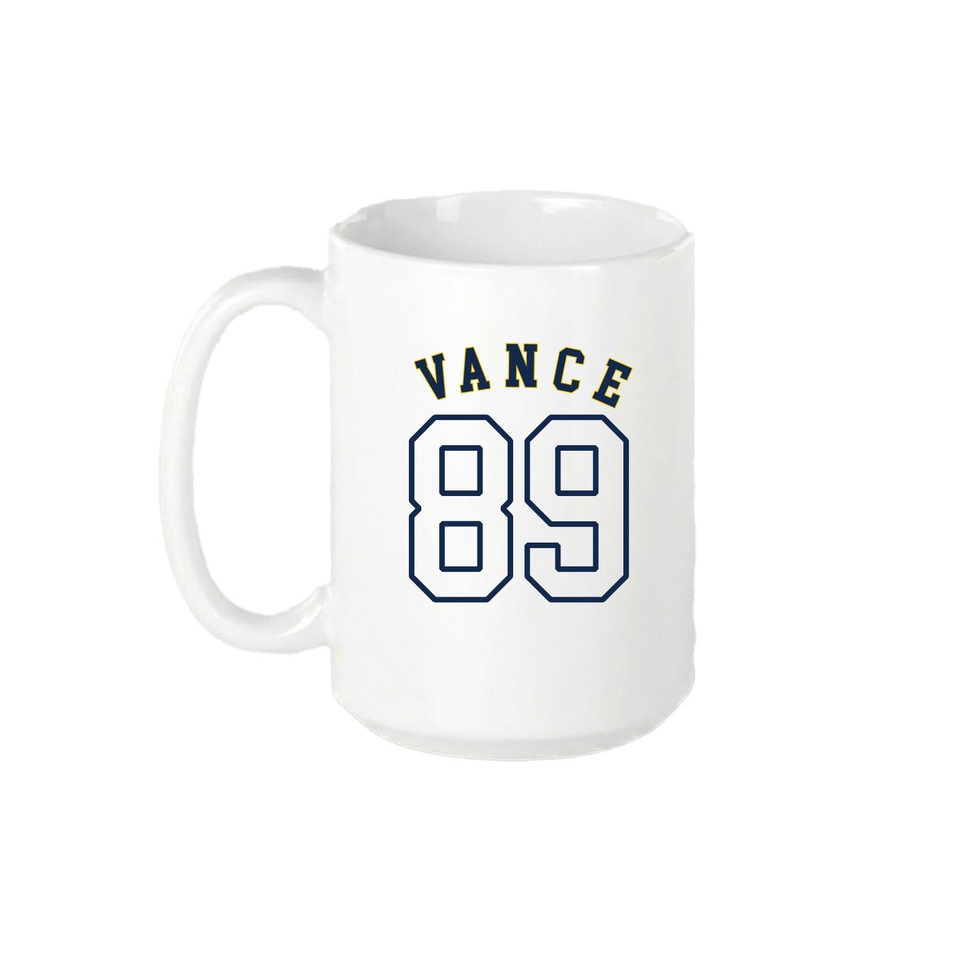 15oz Coffee Mug — Shirsey Arch in White