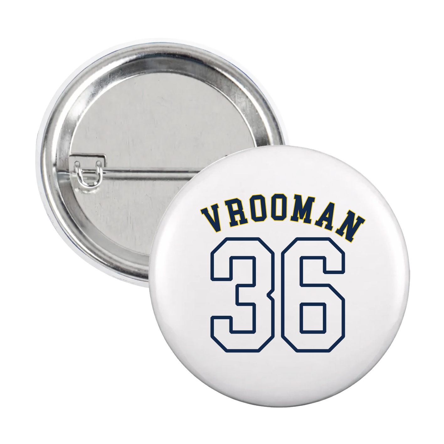 Game Day Button — Shirsey Arch in White