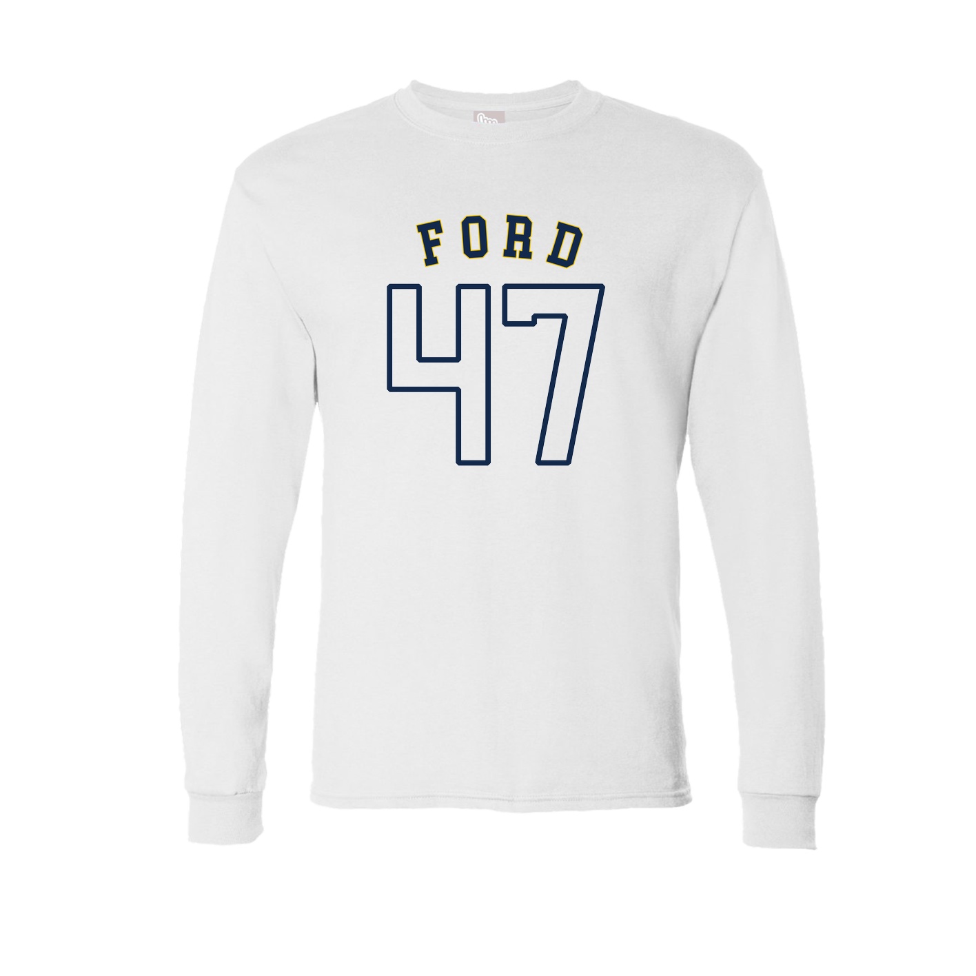 Long Sleeve Tee — Shirsey Arch in White