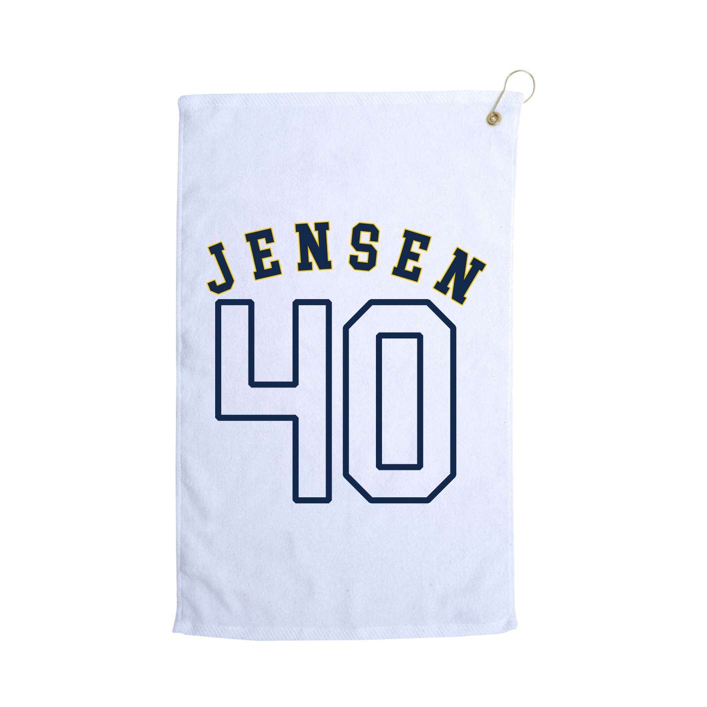 Golf Towel — Shirsey Arch in White