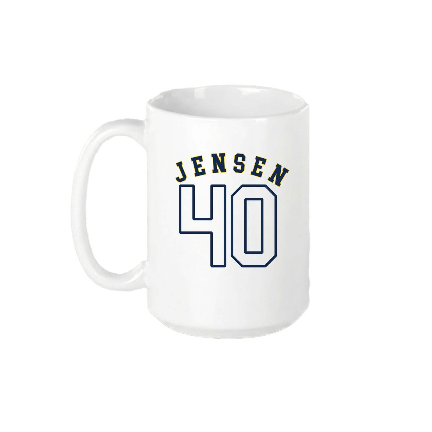 15oz Coffee Mug — Shirsey Arch in White