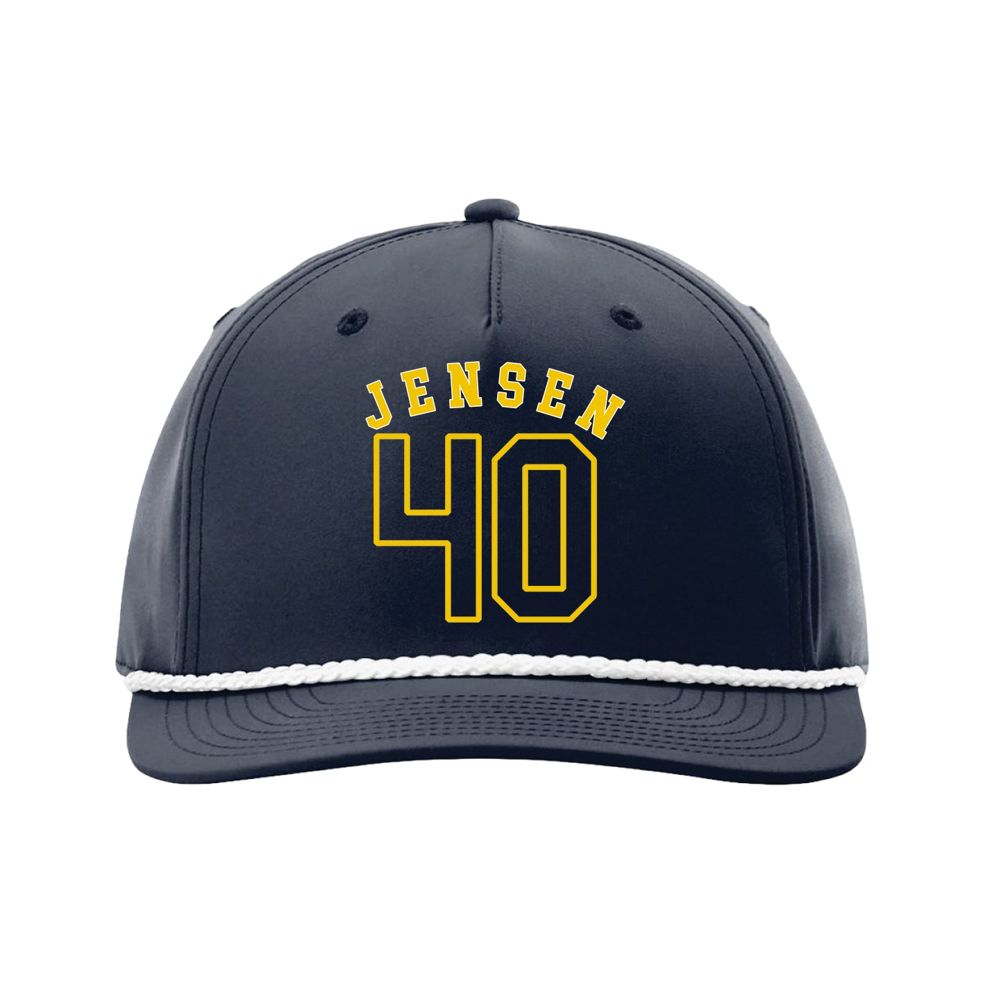 Five-Panel Classic Rope Cap — Shirsey Arch in Navy
