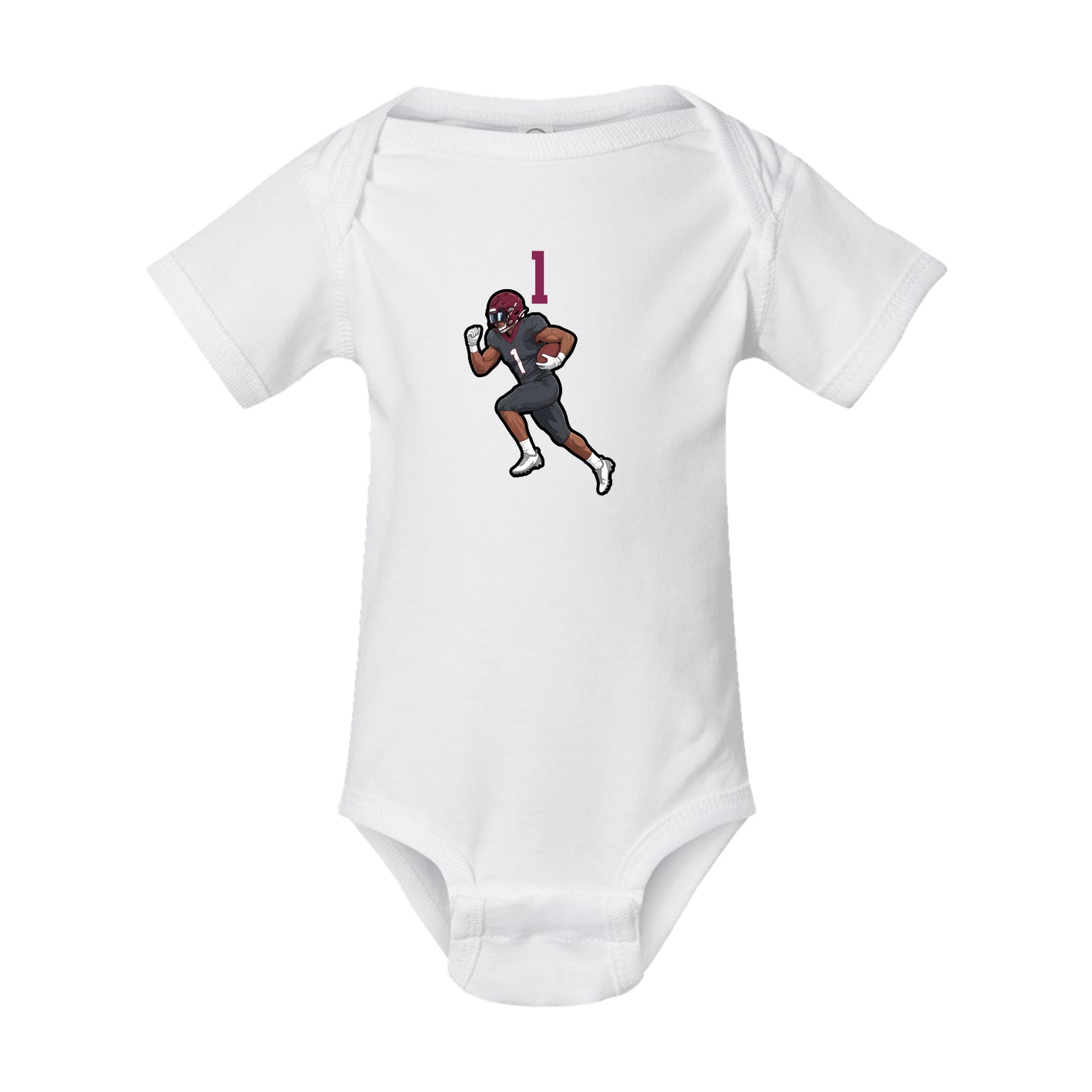 Baby Onesie — Number Top in White