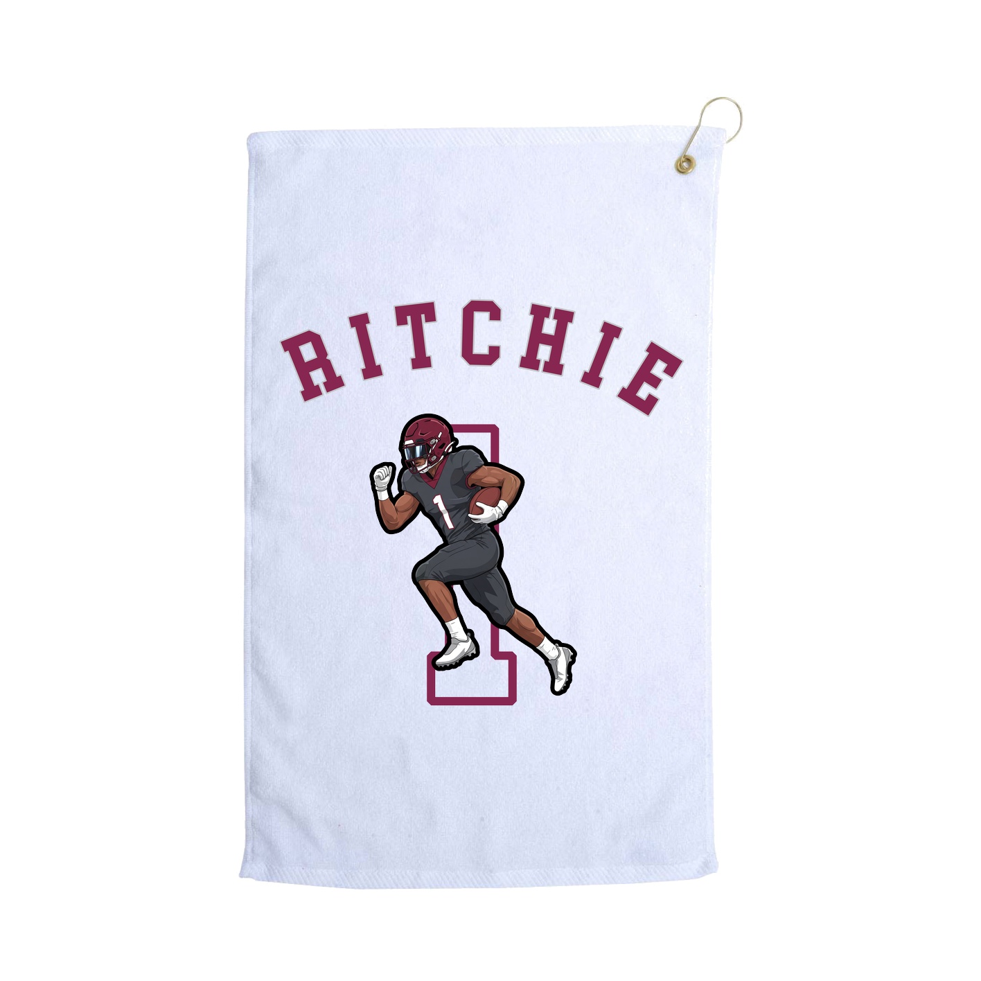 Golf Towel — Shirsey Arch in White