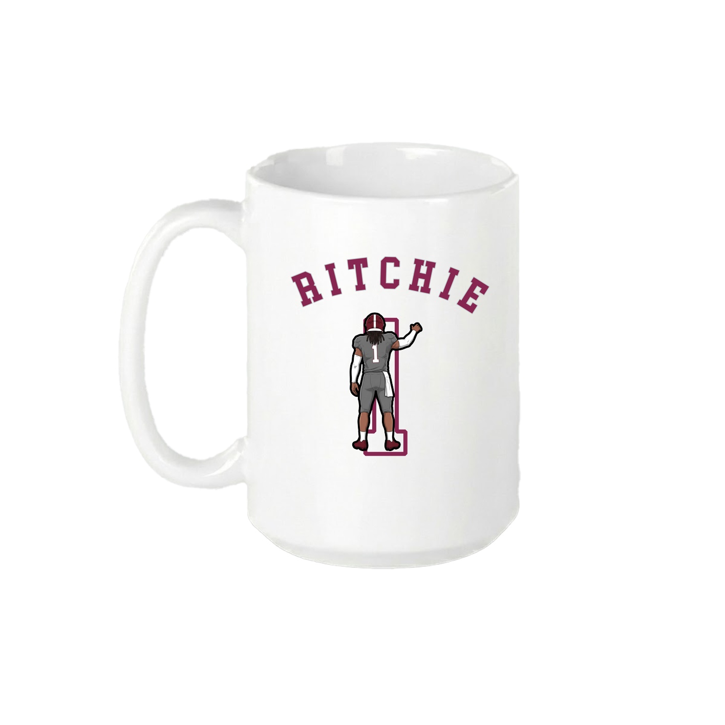 15oz Coffee Mug — Shirsey Arch in White