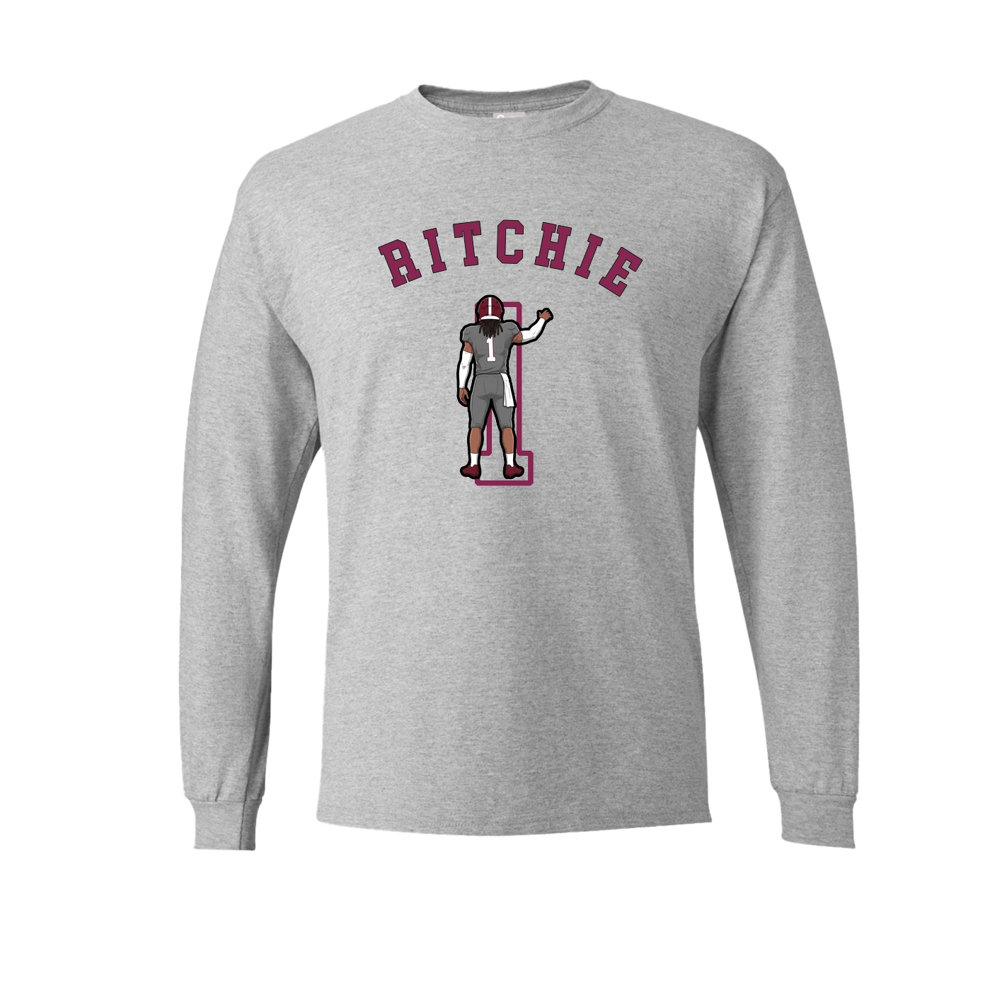 Long Sleeve Tee — Shirsey Arch in Grey