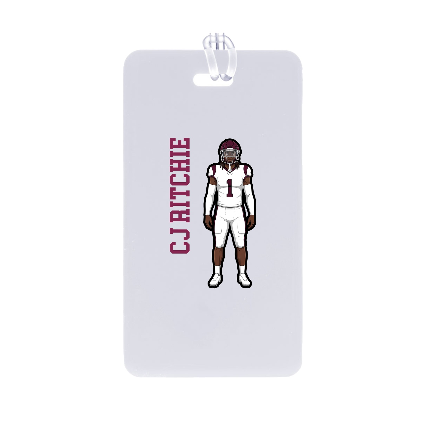 Bag Tag — Name Vertical in Classic