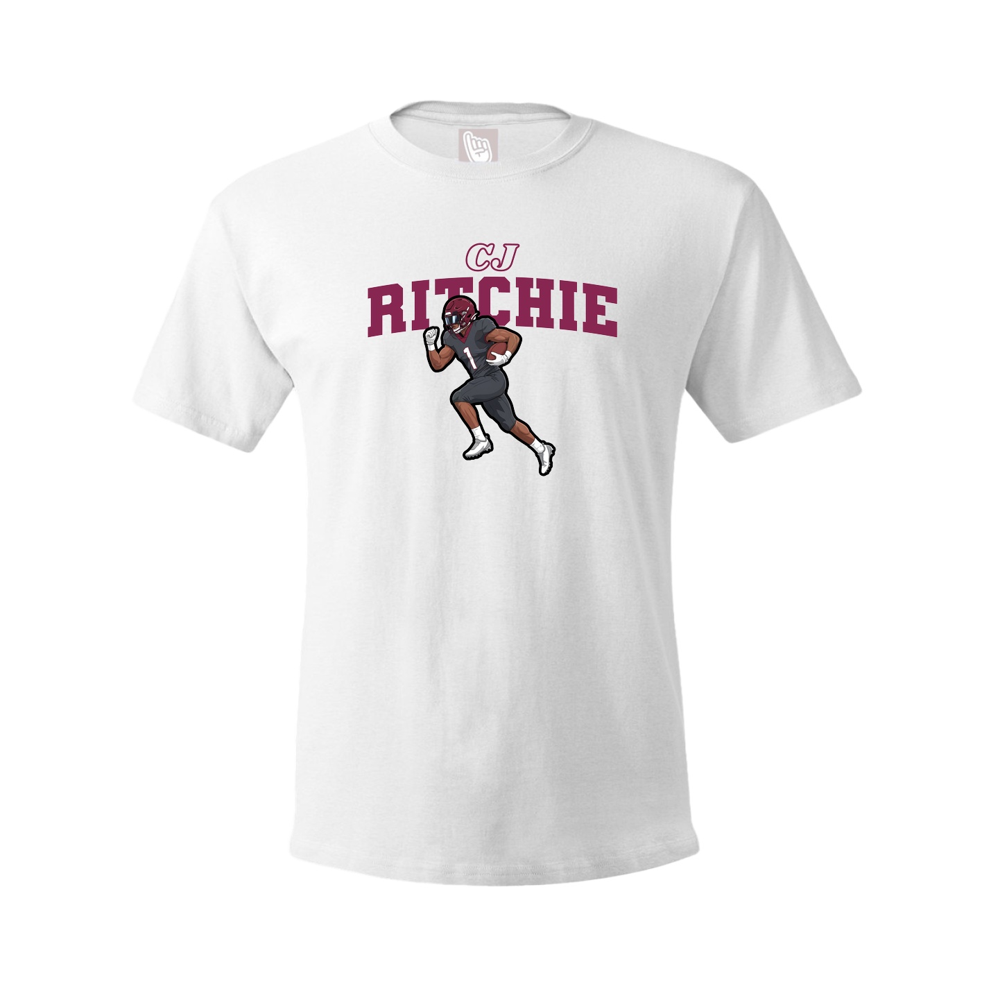 Tee — Name Arch in White