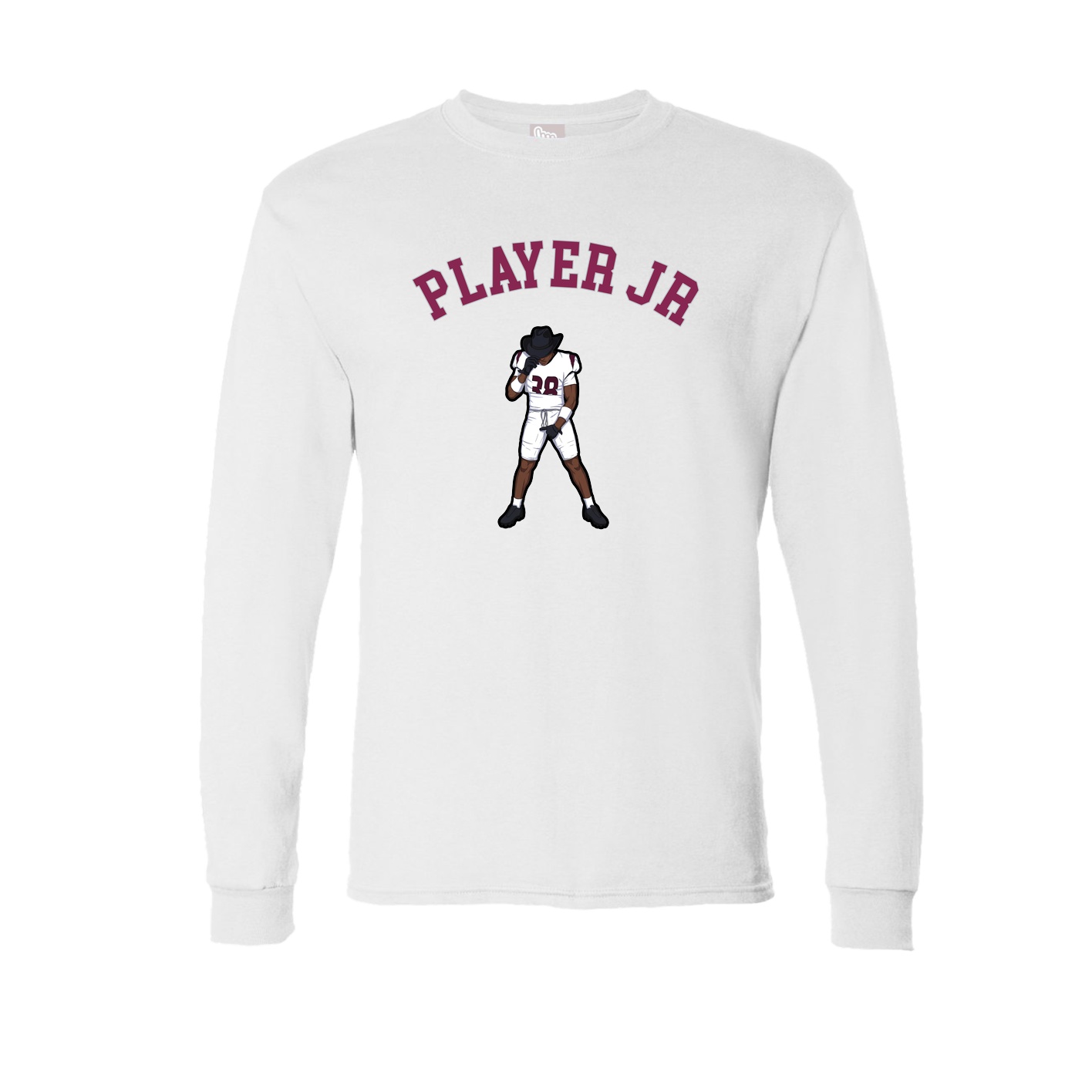Long Sleeve Tee — Shirsey Arch in White