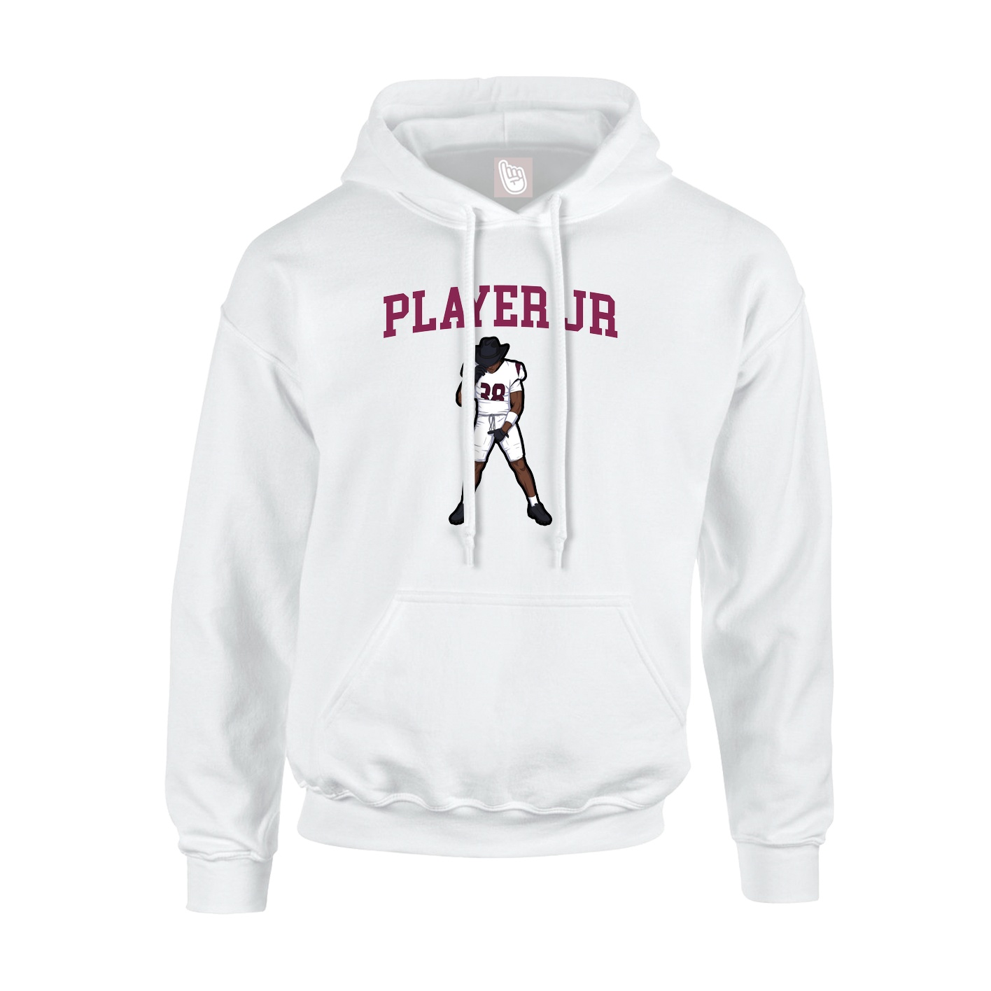 Hoodie — Shirsey in White