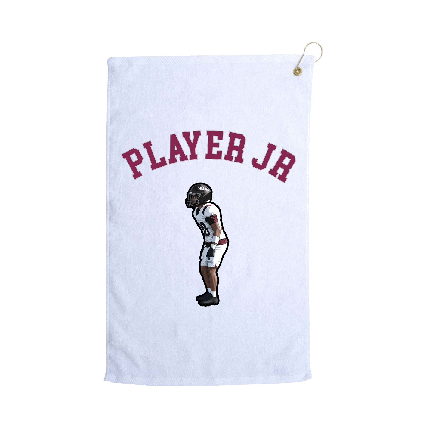 Golf Towel — Shirsey Arch in White